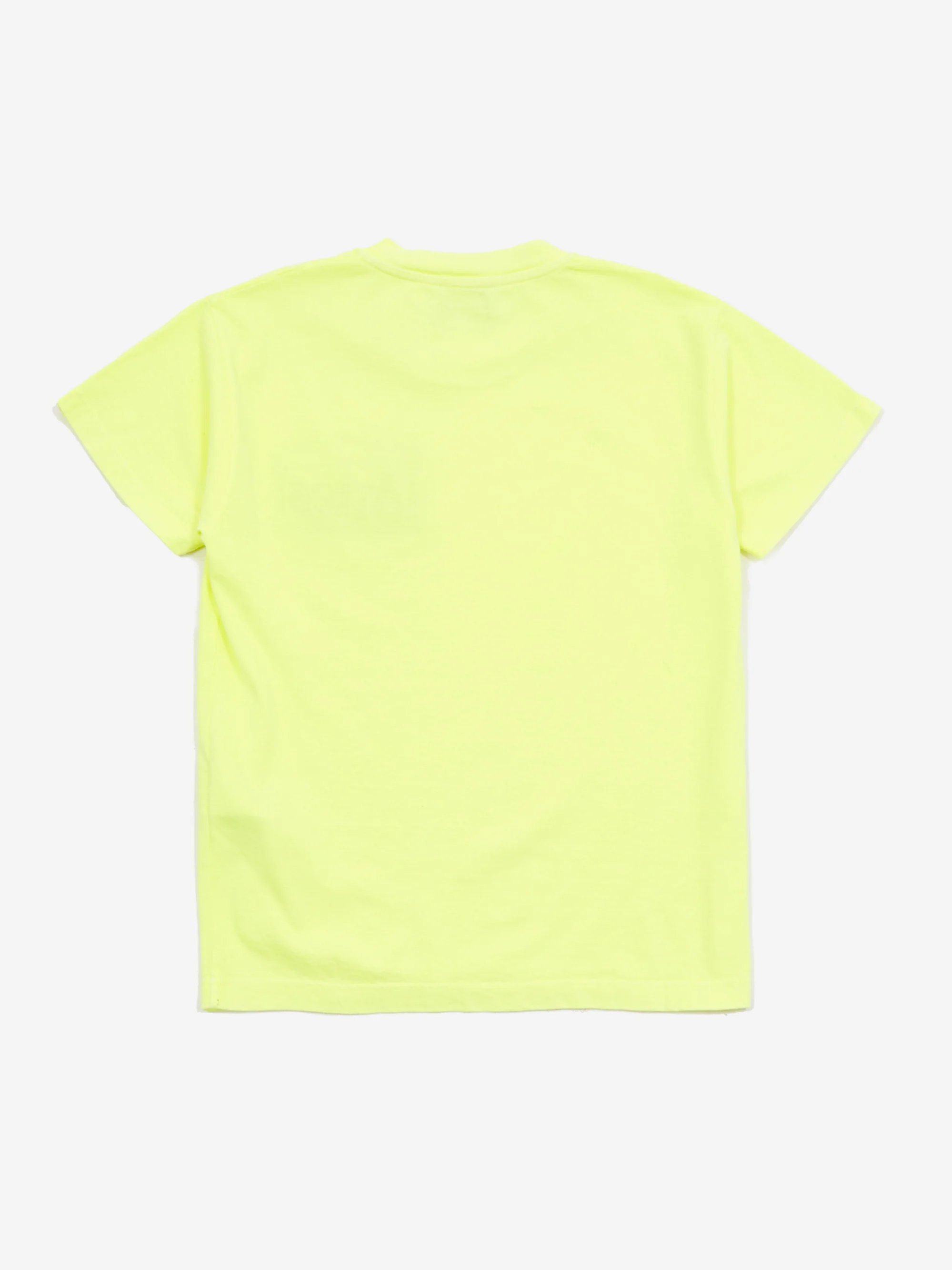 Aries Temple Short Sleeve T-Shirt - Fluoro Yellow - Image 4