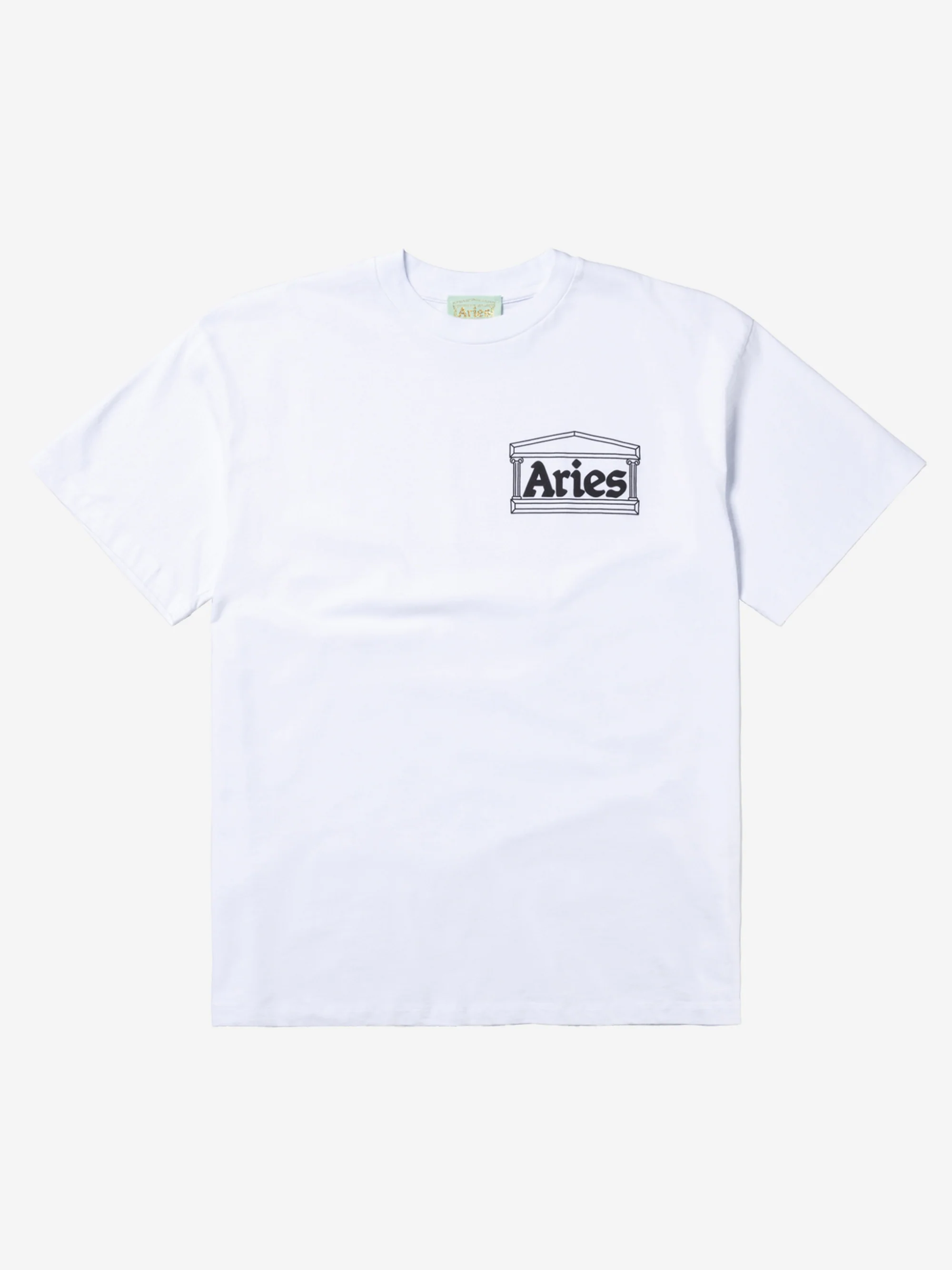Aries Temple SS Tee - White