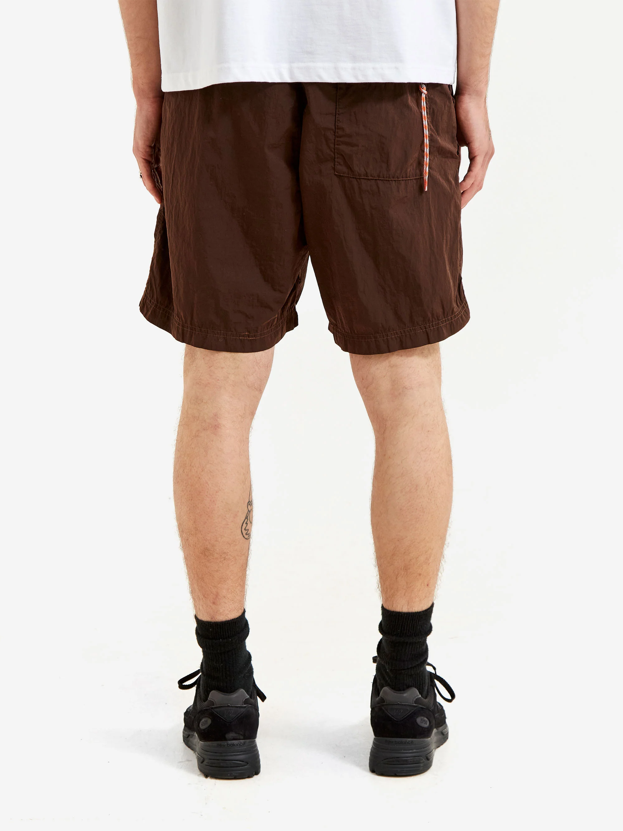 Aries Windcheater Short - Brown - Image 5