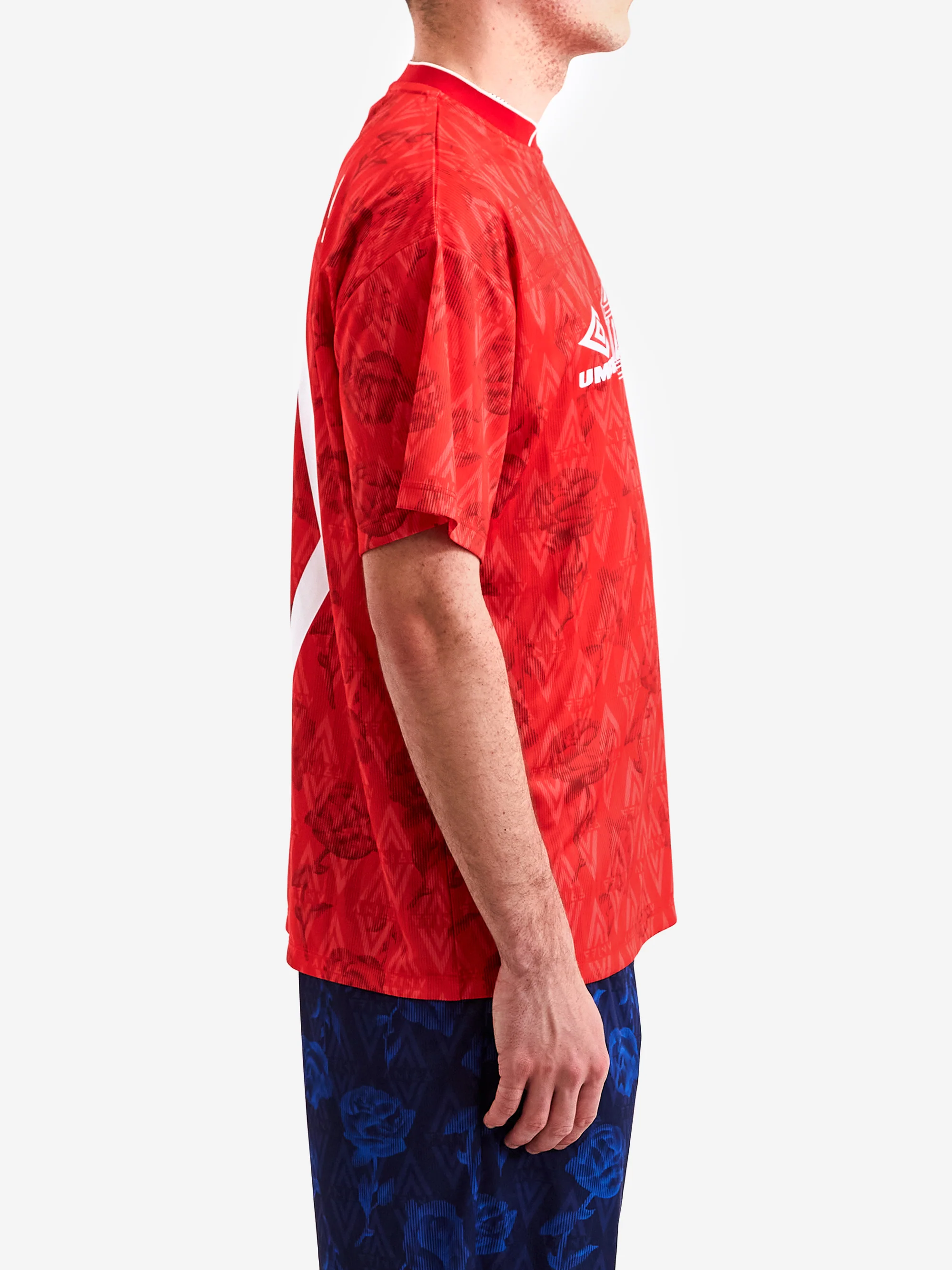 Aries x Umbro Red Roses SS Football Jersey - Red - Image 5