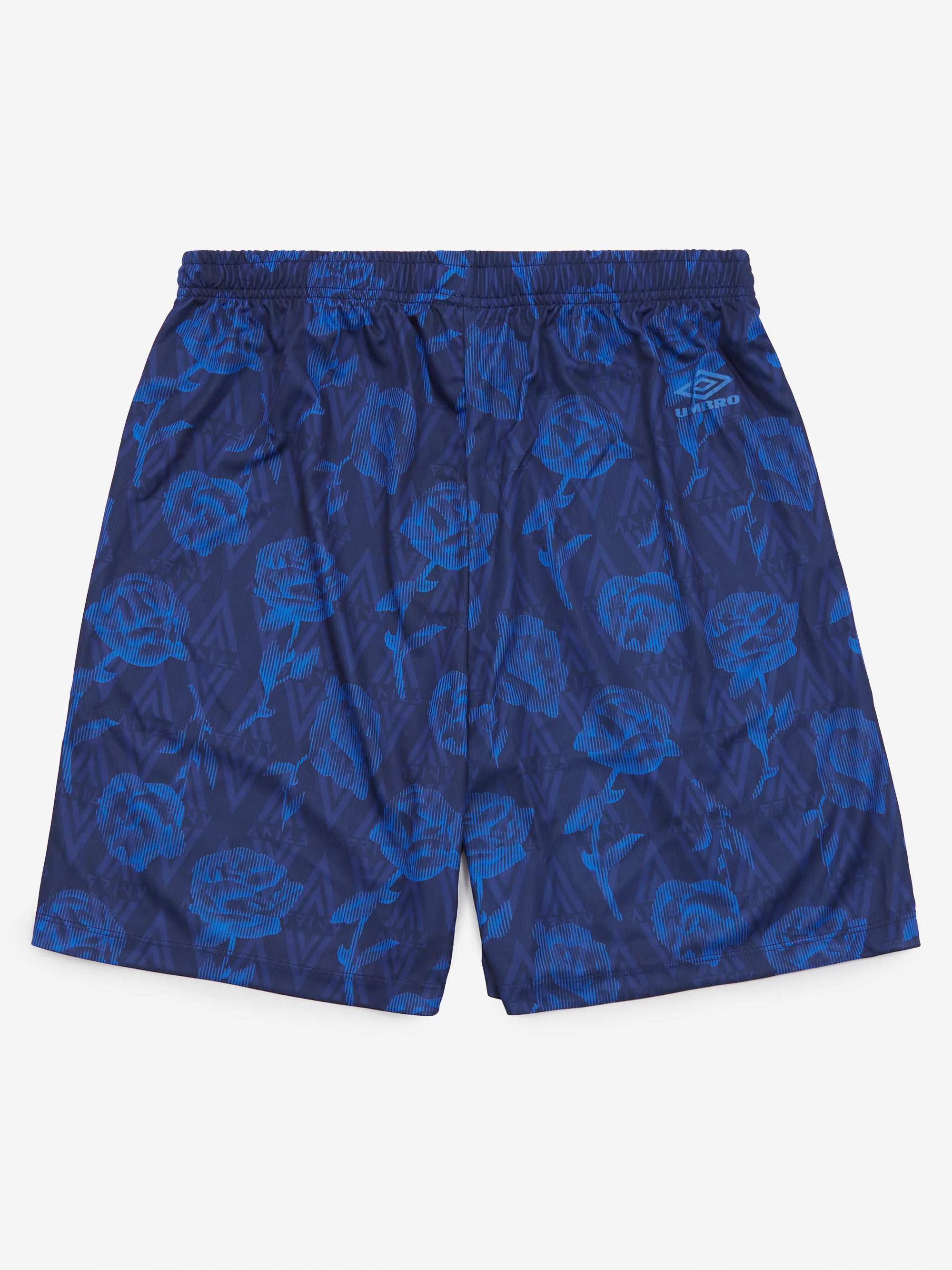 Aries x Umbro Roses Football Shorts W - Blue - Image 6