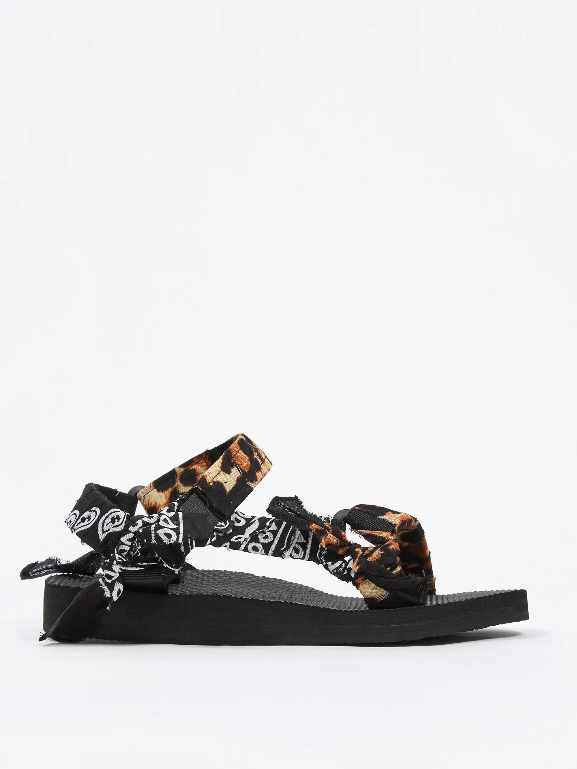 Arizona Love Trekky Leo Bandana Sandal - Leopard/Black - Image 2