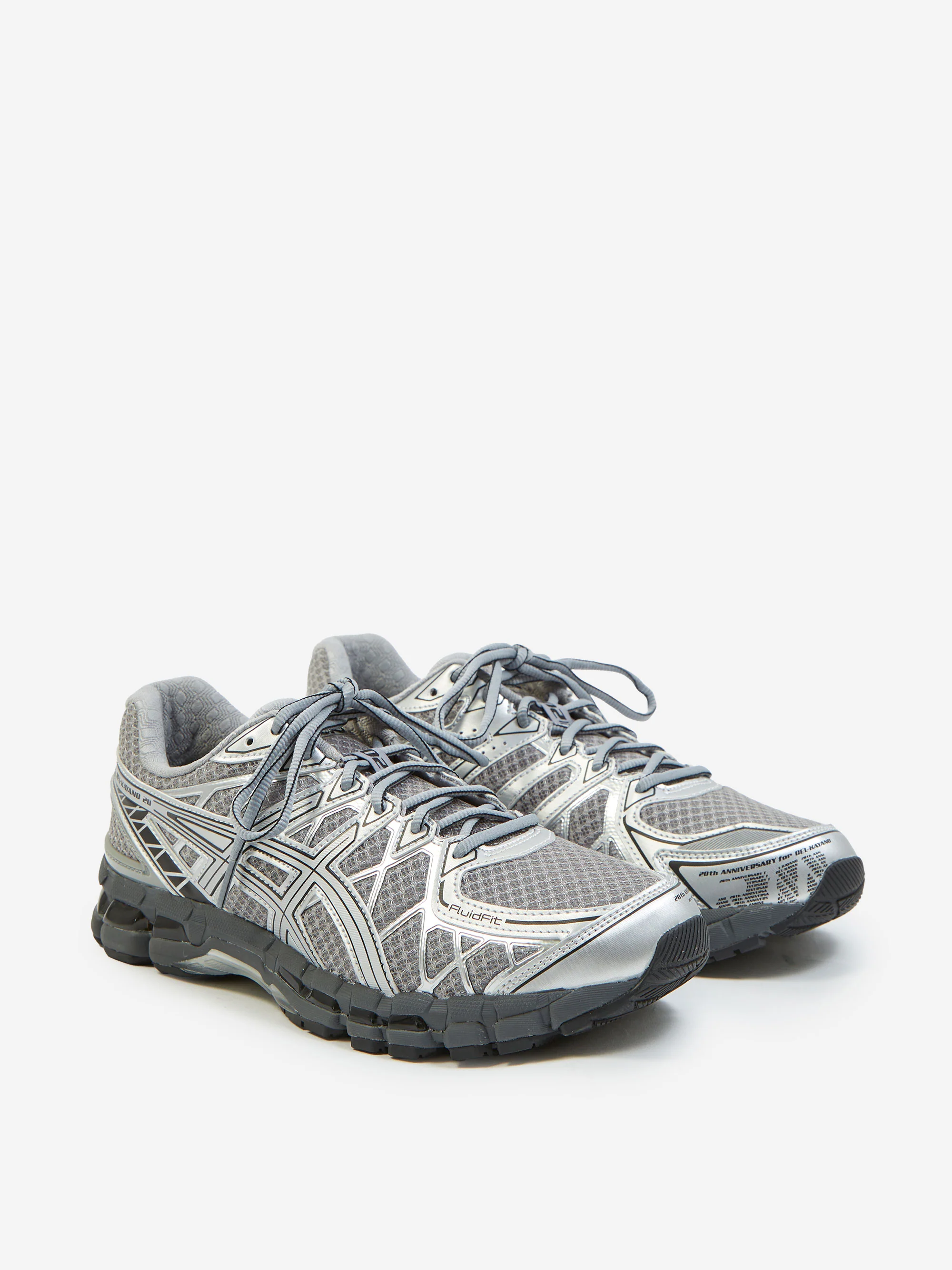 Asics Gel-Kayano 20 - Gravel/Pure Silver - Image 2