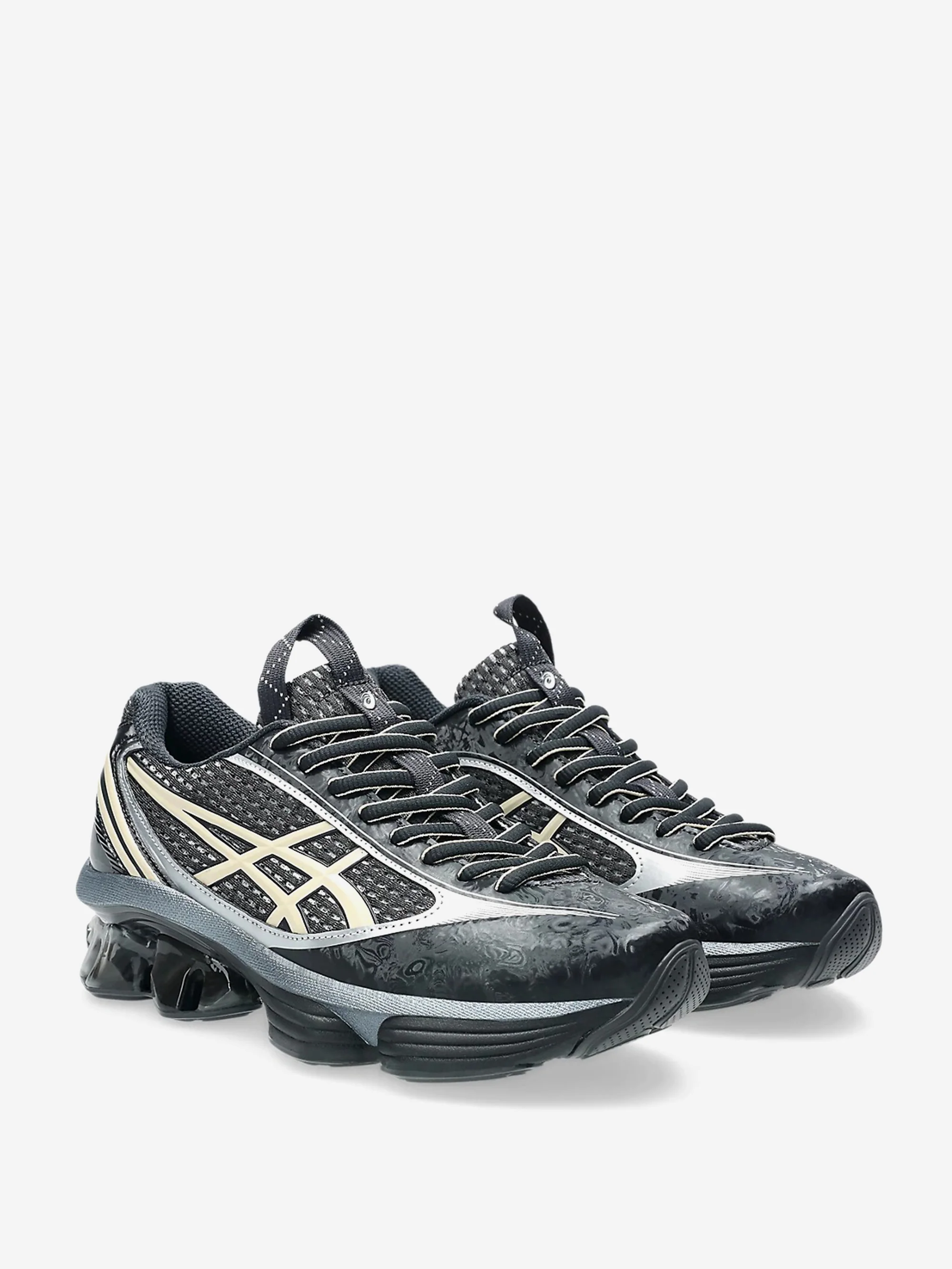 Asics US6-S Gel-Kinetic Fluent - Black/Vanilla - Image 2
