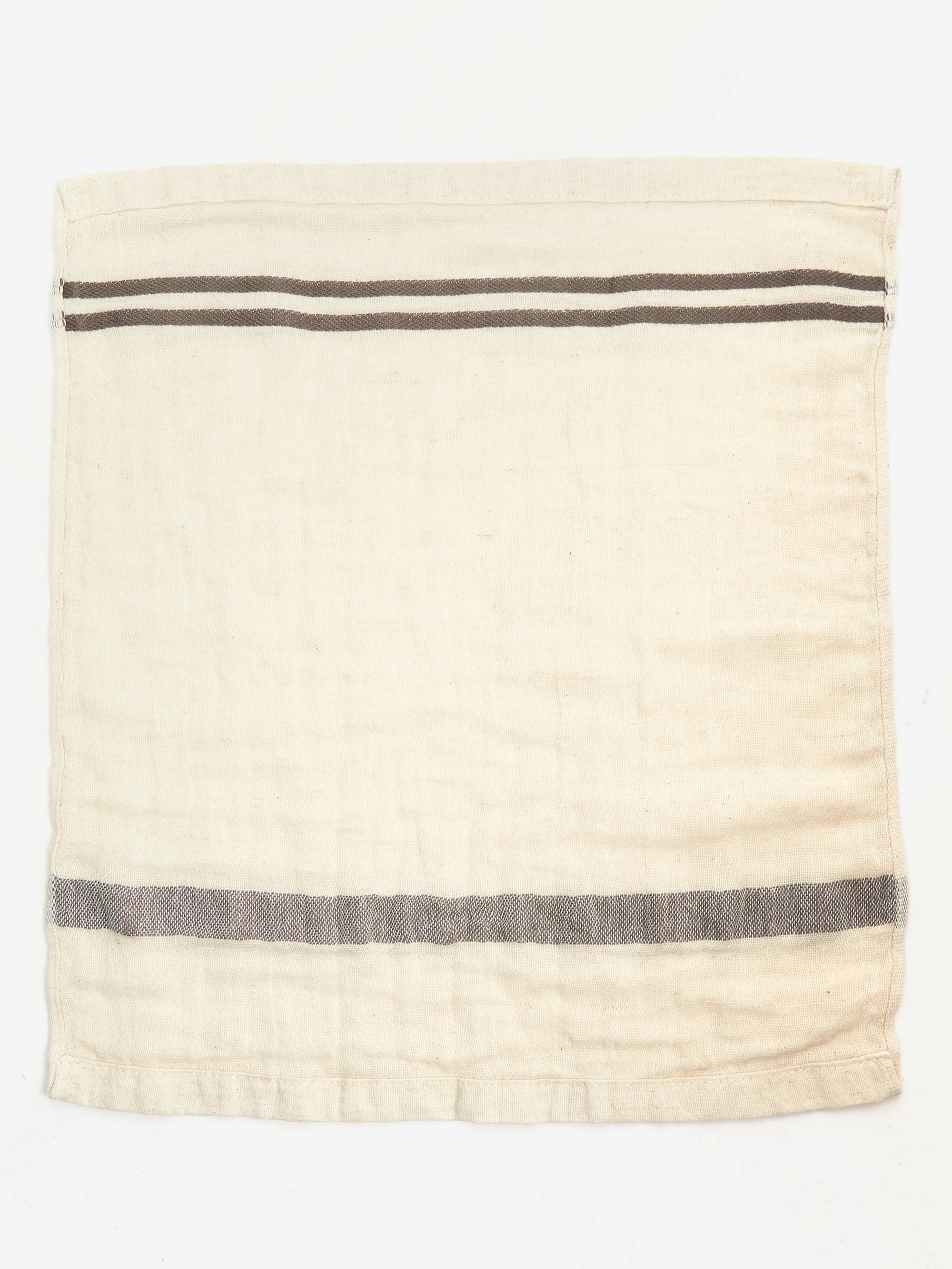 AXCIS Natural Linen Japanese Handtowel - Grey - Image 2
