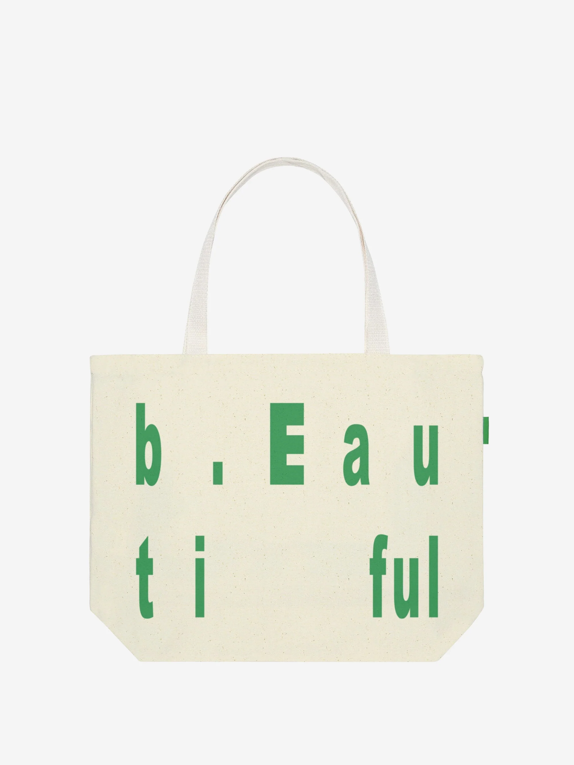 b.Eautiful b.E Kind Tote - Natural / Green - Image 2