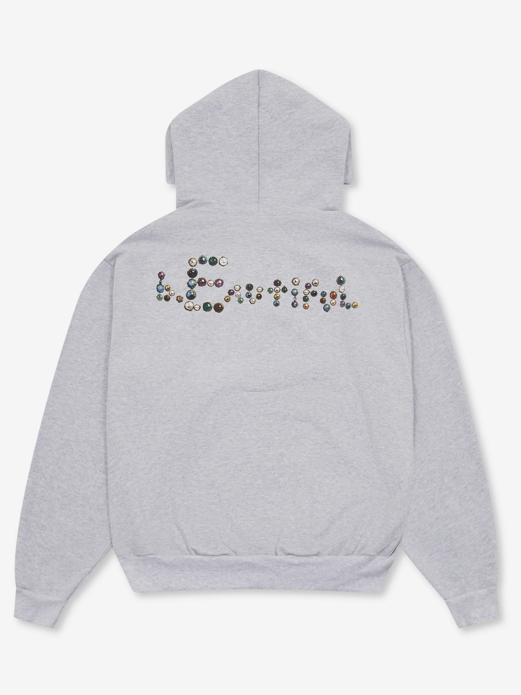 b.Eautiful Jewel Hoodie - Heather Grey - Image 3