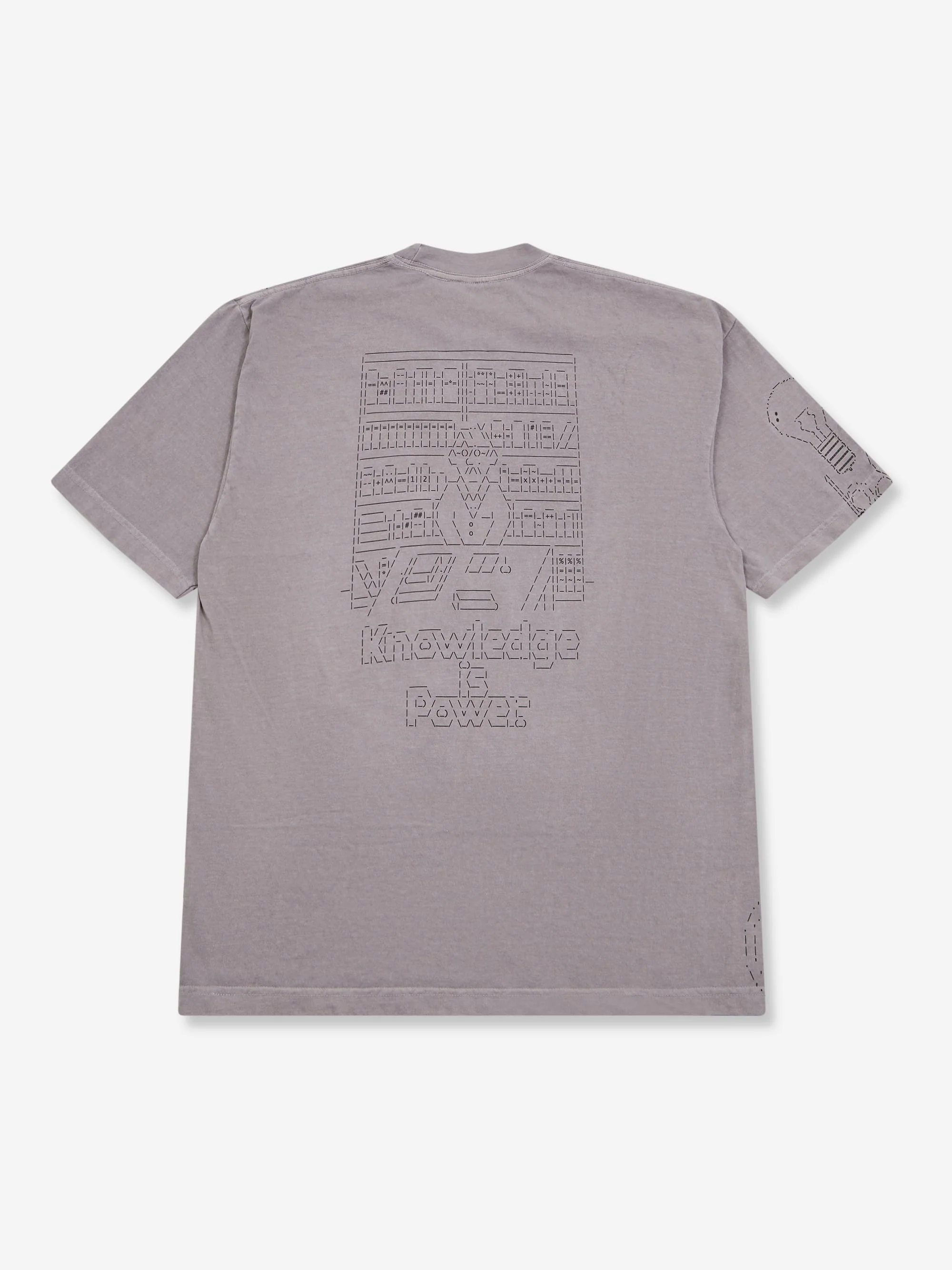 b.Eautiful Writing T-Shirt - Dark Silver - Image 3