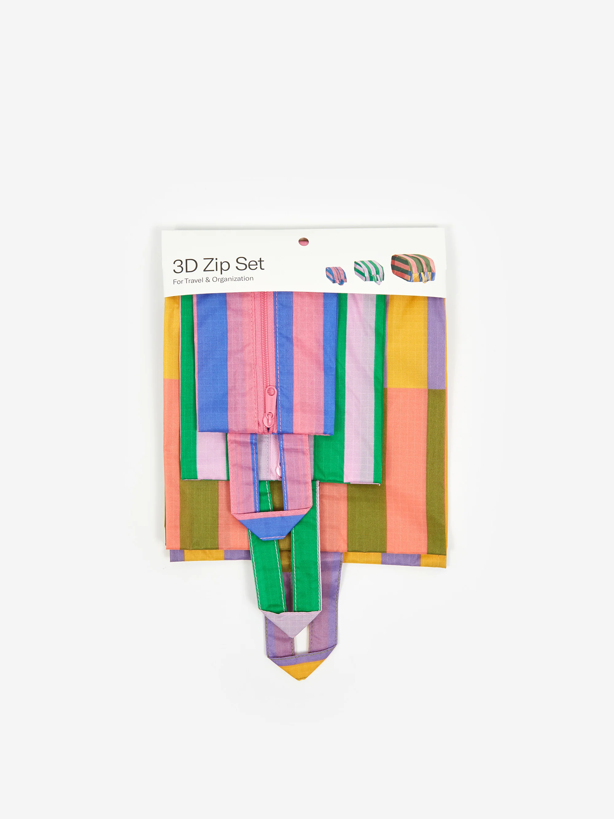 BAGGU 3D Zip Set - Awning Stripes - Image 11