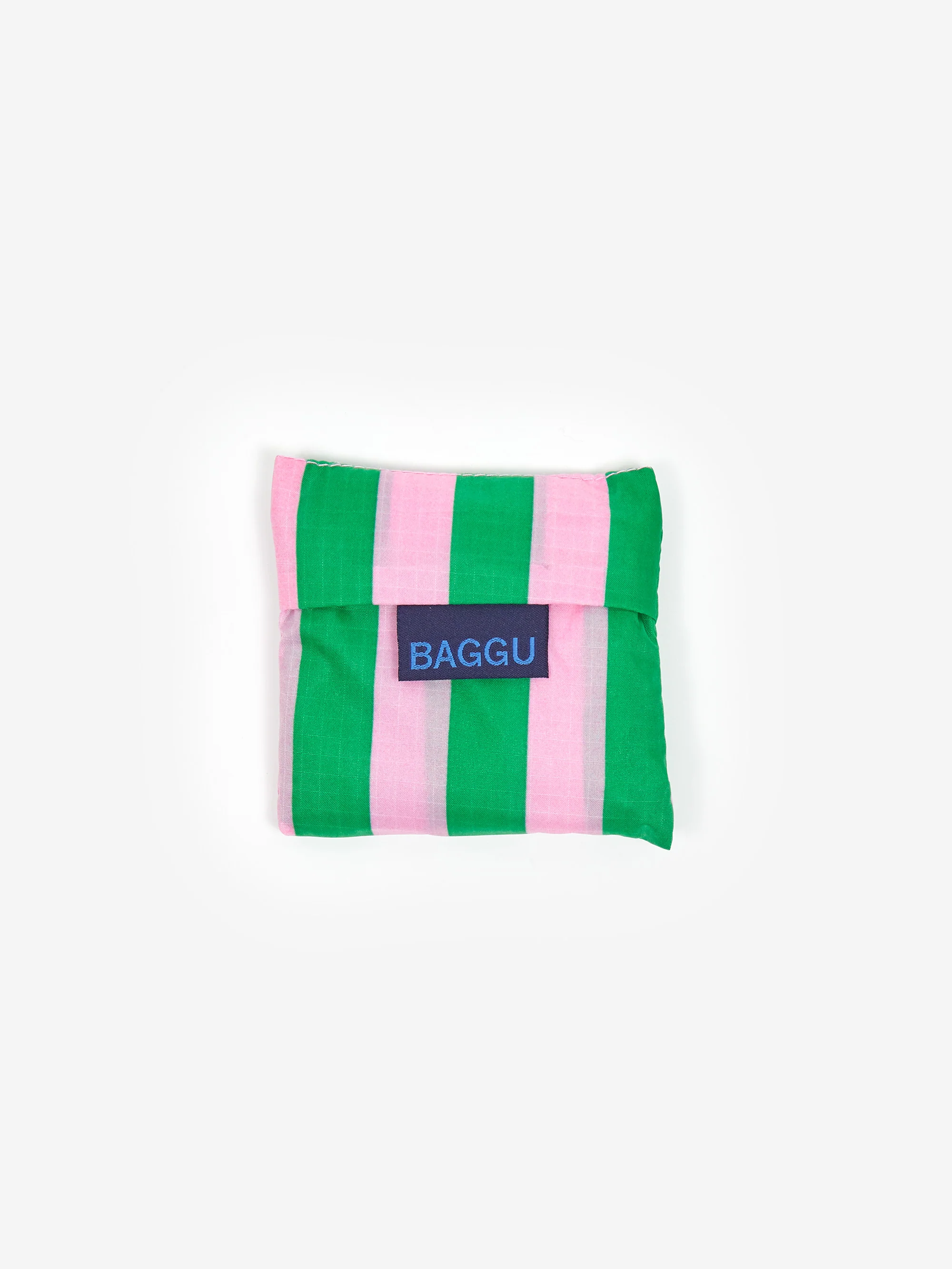 BAGGU Baby Baggu - Pink Green Awning Stripe - Image 4