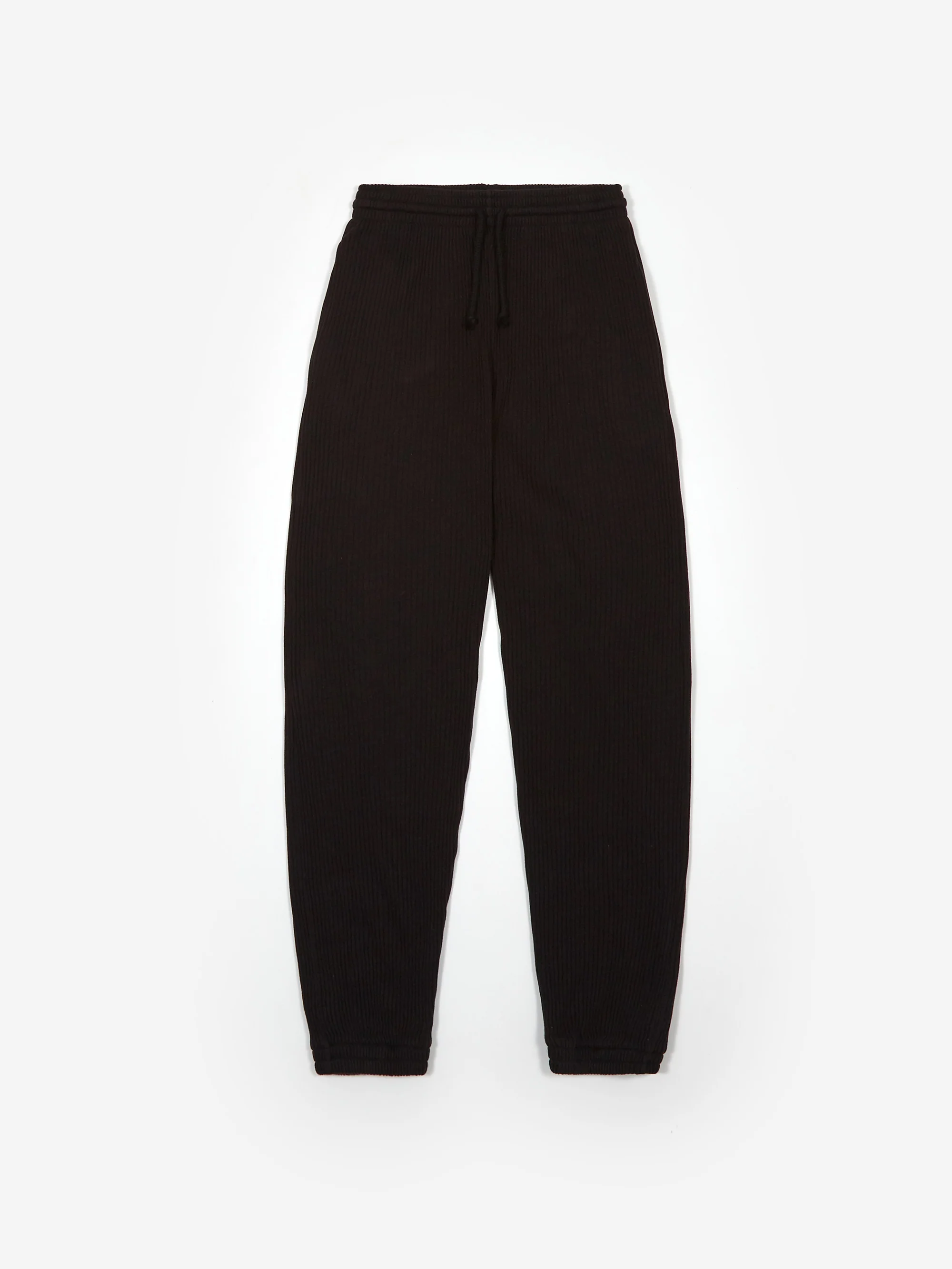 Baserange Basic Rib Sweatpant - Black - Image 5