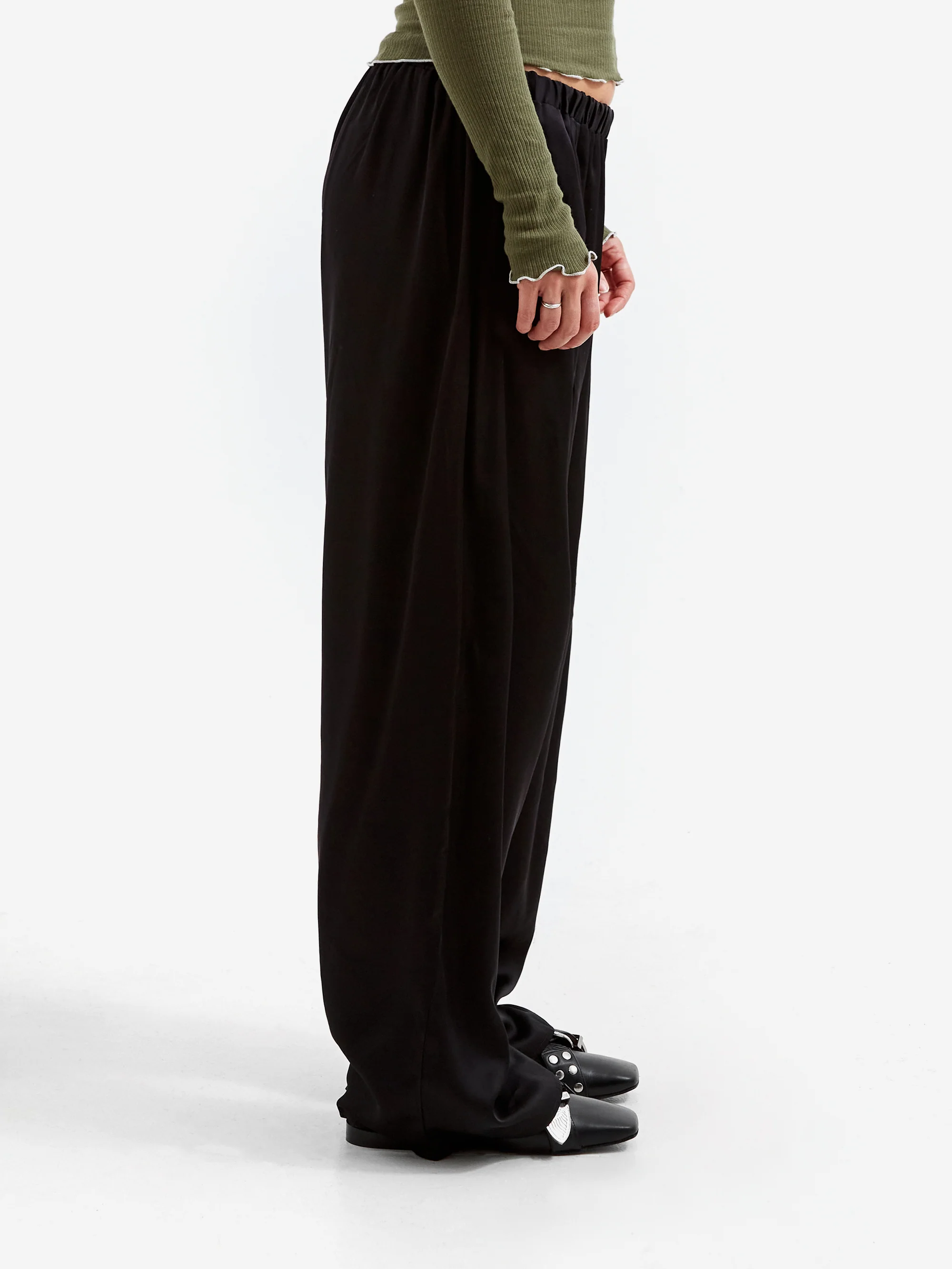 Baserange Cravat Pant - Black - Image 2
