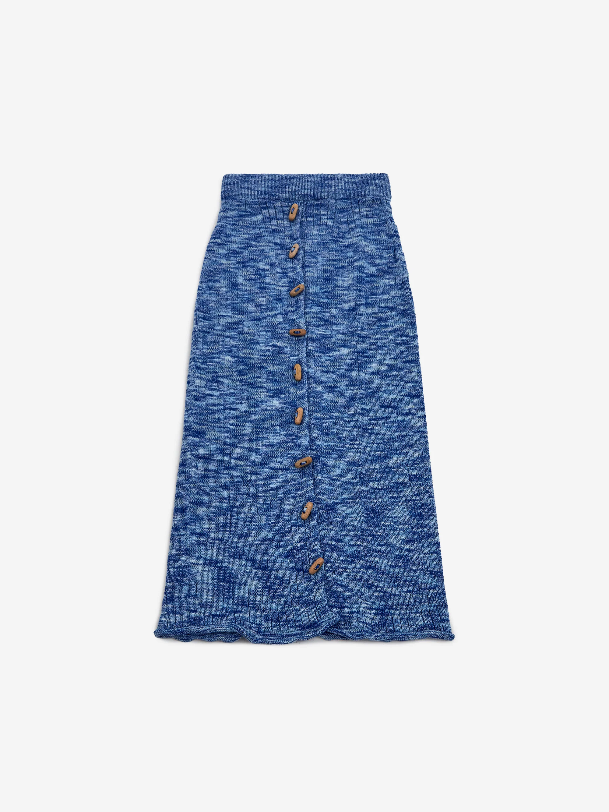 Baserange Drip Skirt - Blue Melange - Image 4