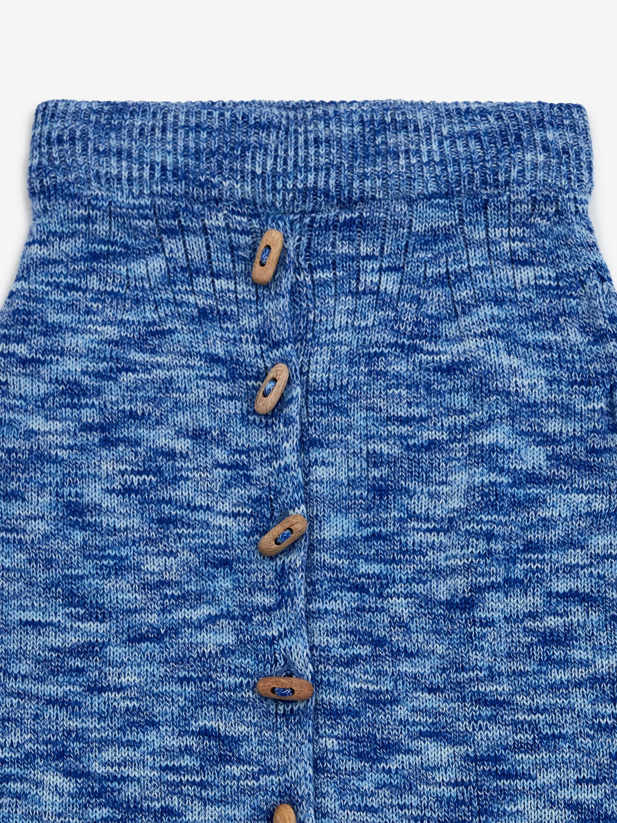 Baserange Drip Skirt - Blue Melange - Image 5