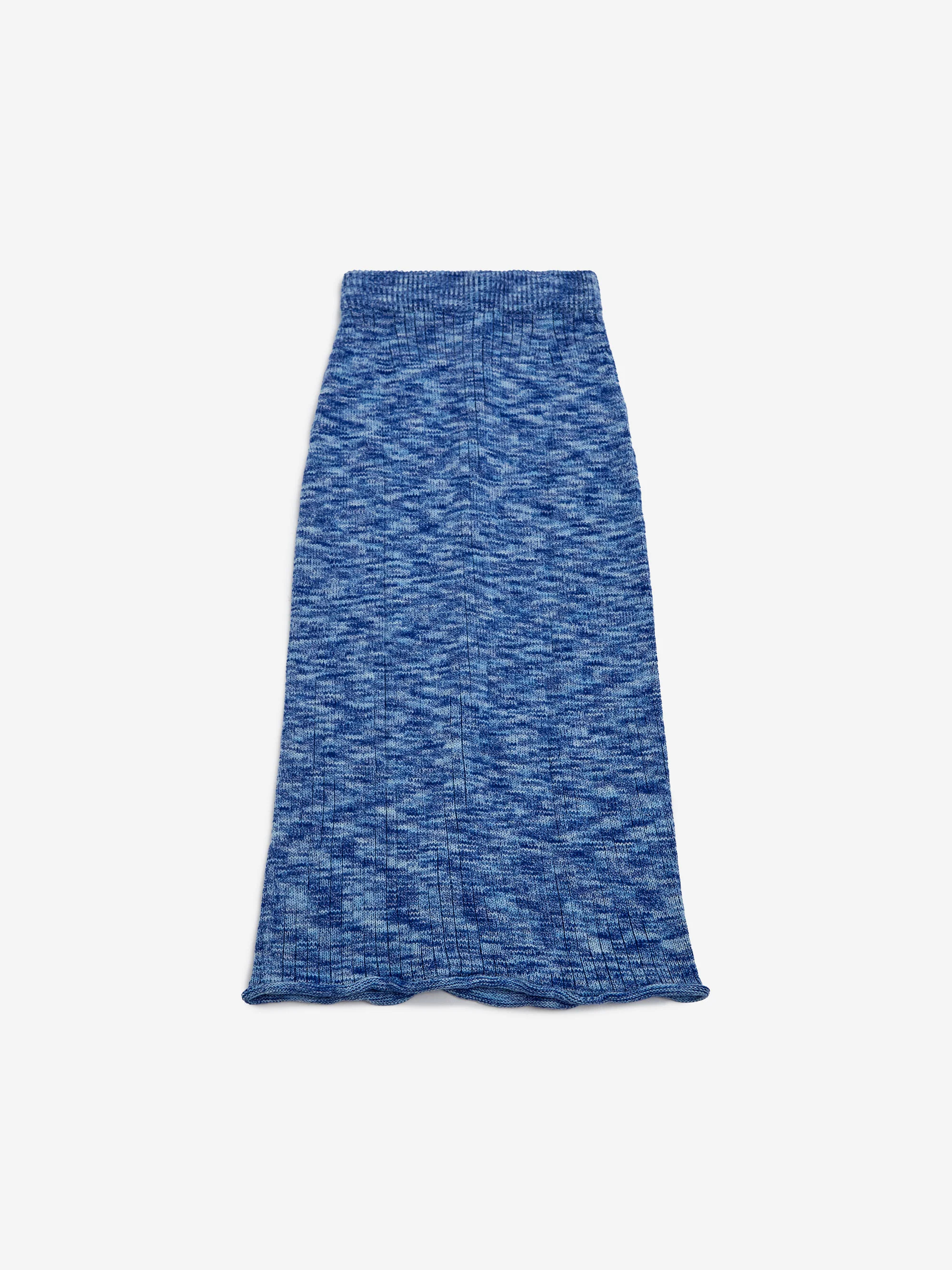 Baserange Drip Skirt - Blue Melange - Image 6