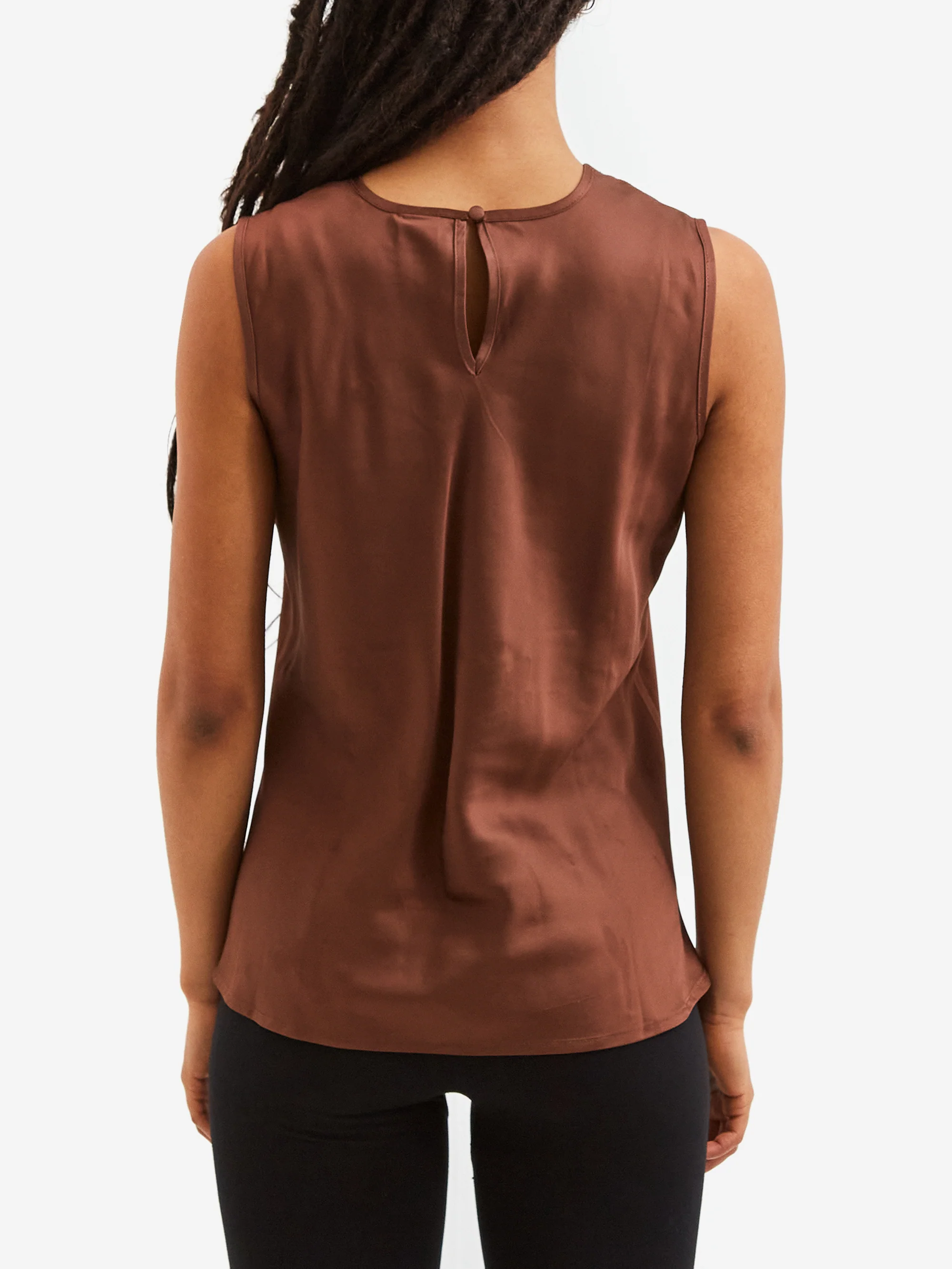 Baserange Dydine Tank Top - Dark Brown - Image 3