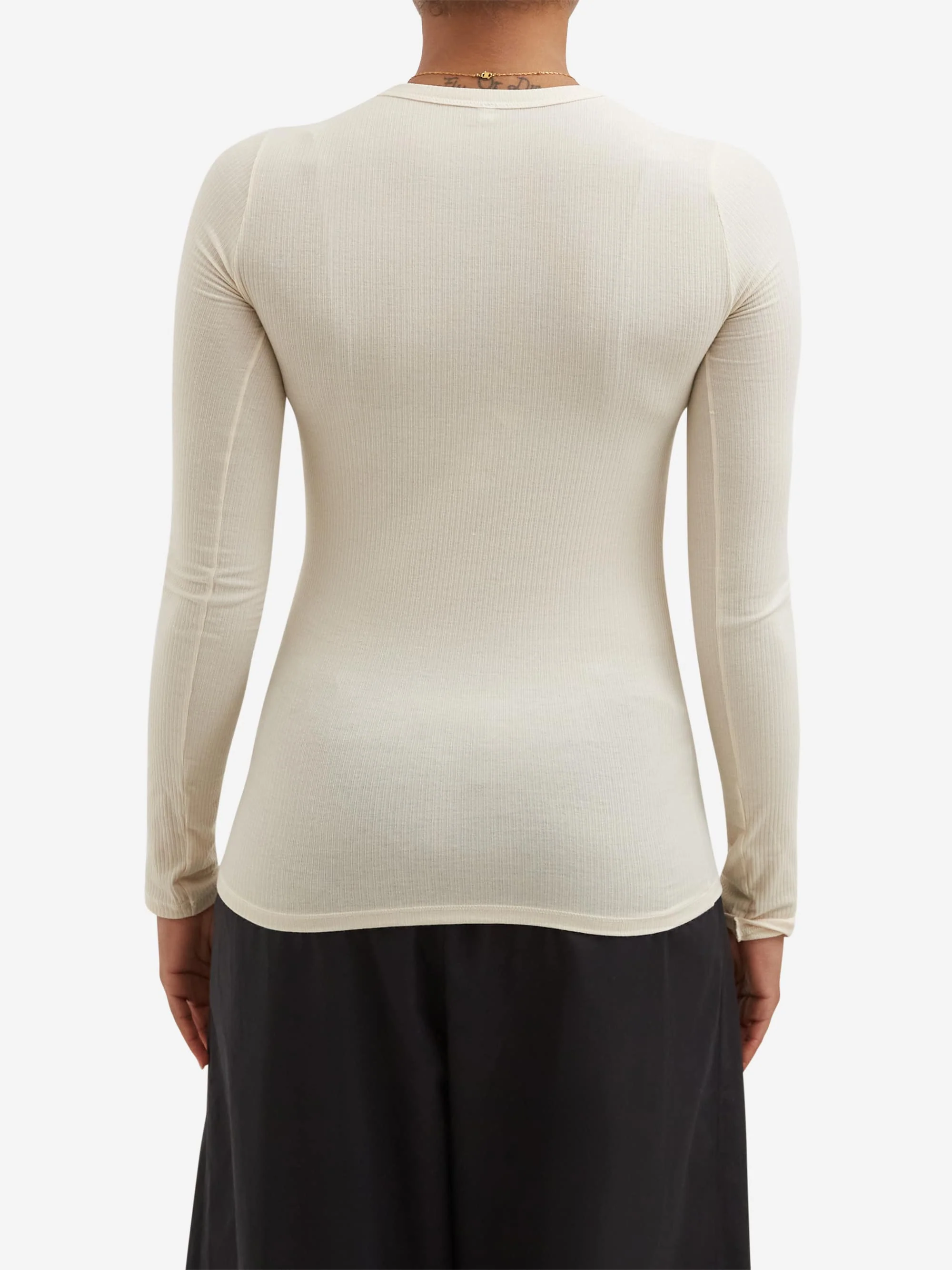 Baserange Heart Longsleeve Tee - Undyed - Image 3