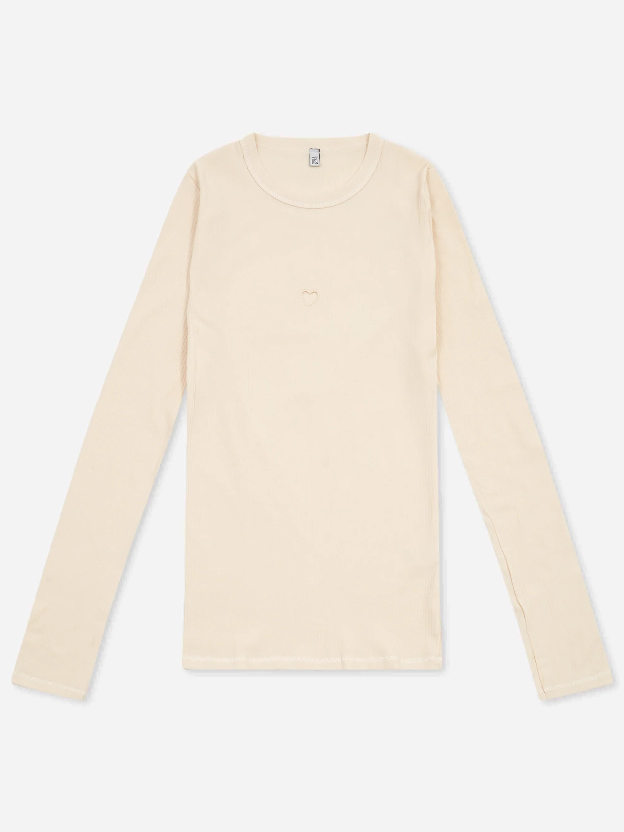 Baserange Heart Longsleeve Tee - Undyed - Image 4