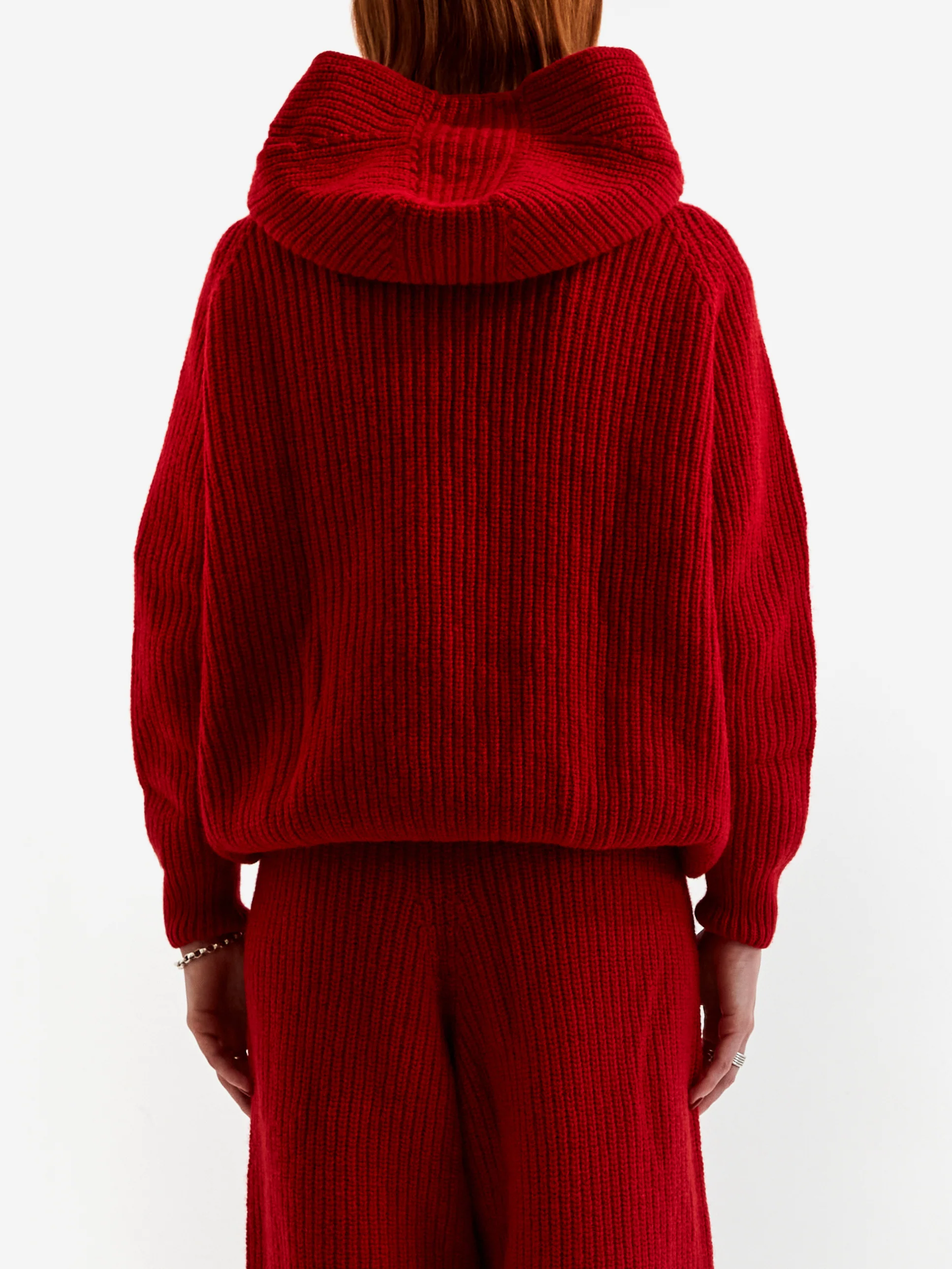 Baserange Mea Hoodie - Red - Image 3