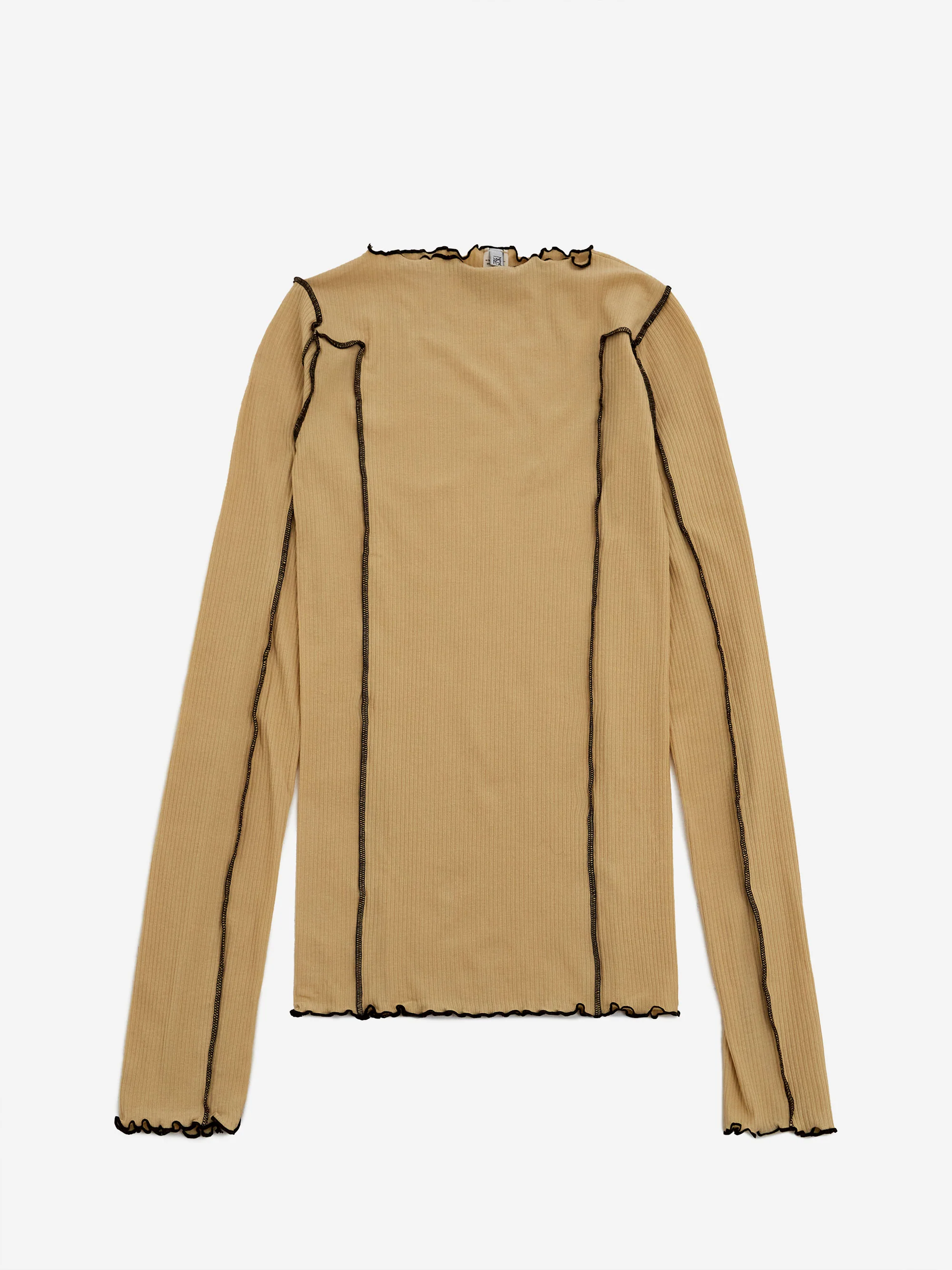 Baserange Omato Long Sleeve Tee - Hen Yellow - Image 4