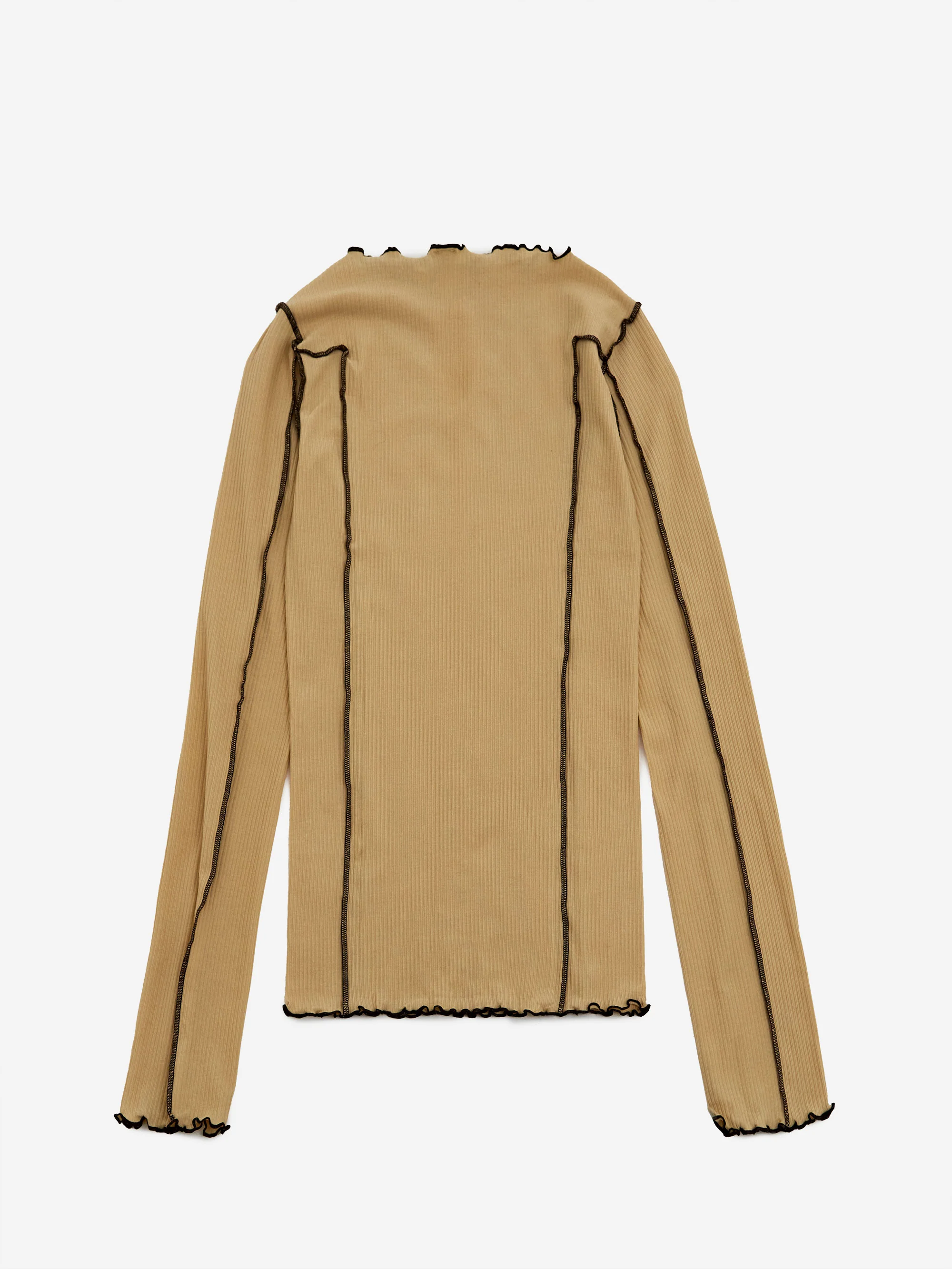 Baserange Omato Long Sleeve Tee - Hen Yellow - Image 6