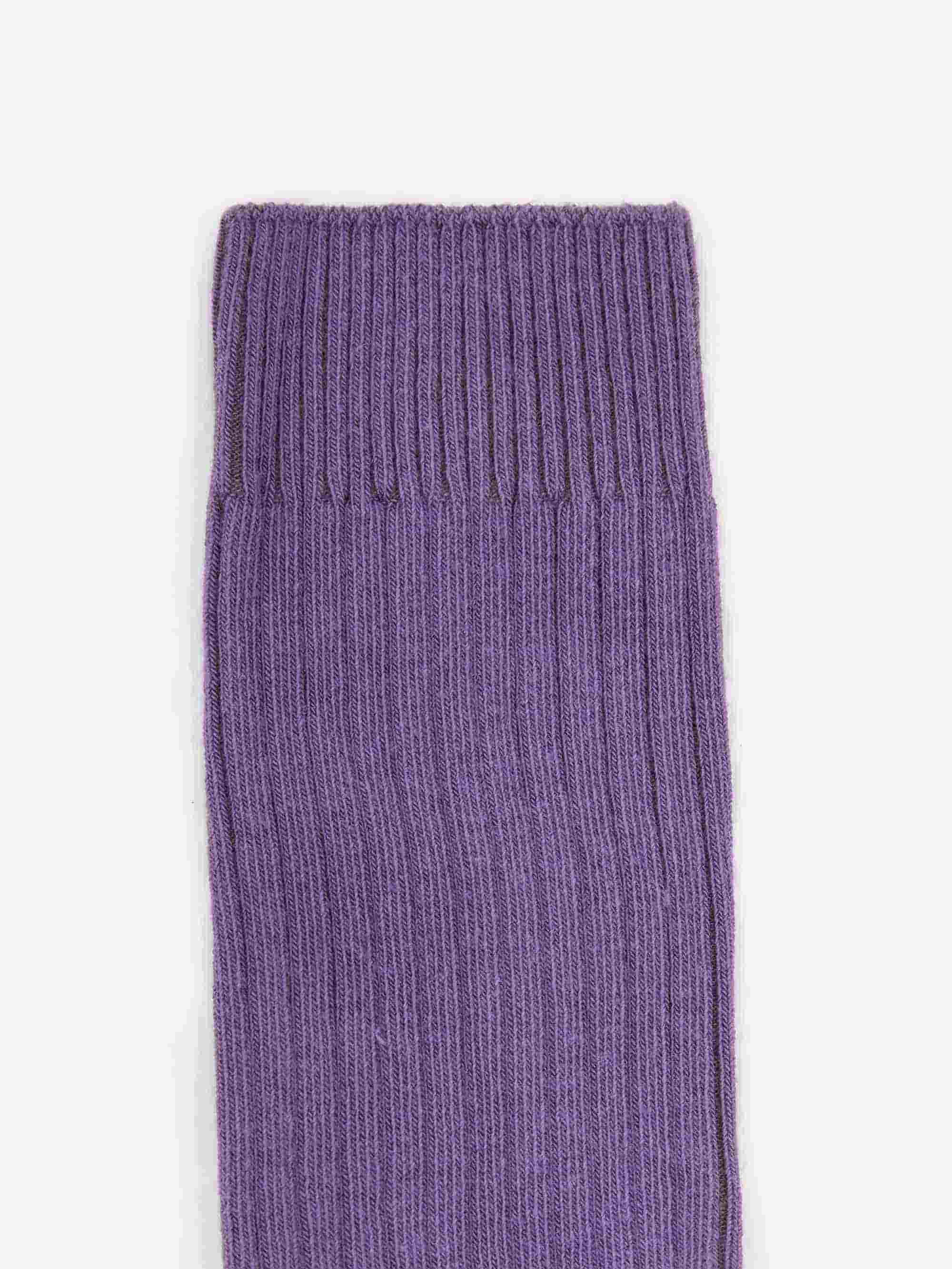 Baserange Rib Over Ankle Socks - Poa Purple - Image 3