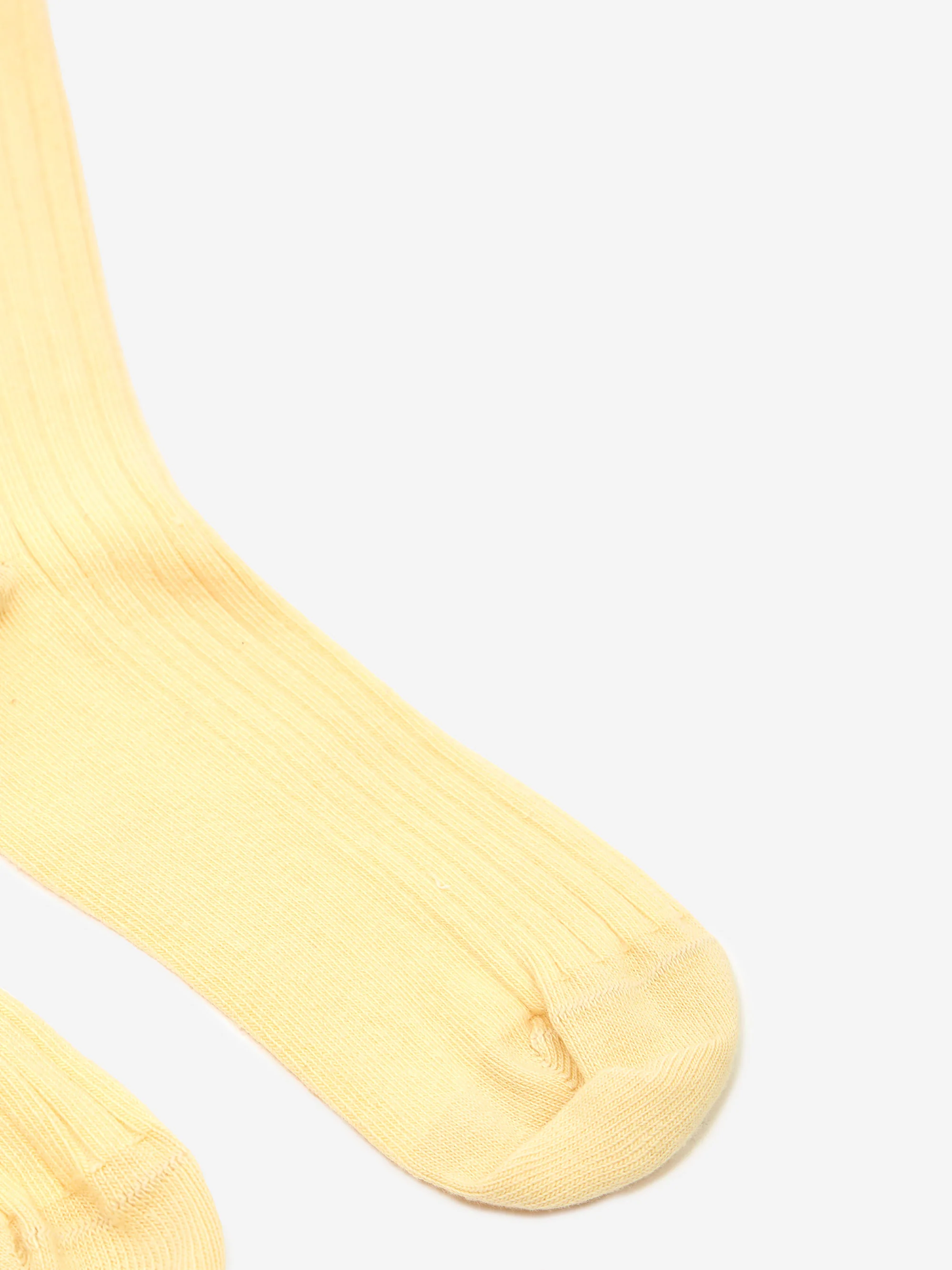 Baserange Rib Overankle Socks - Bog Yellow - Image 3