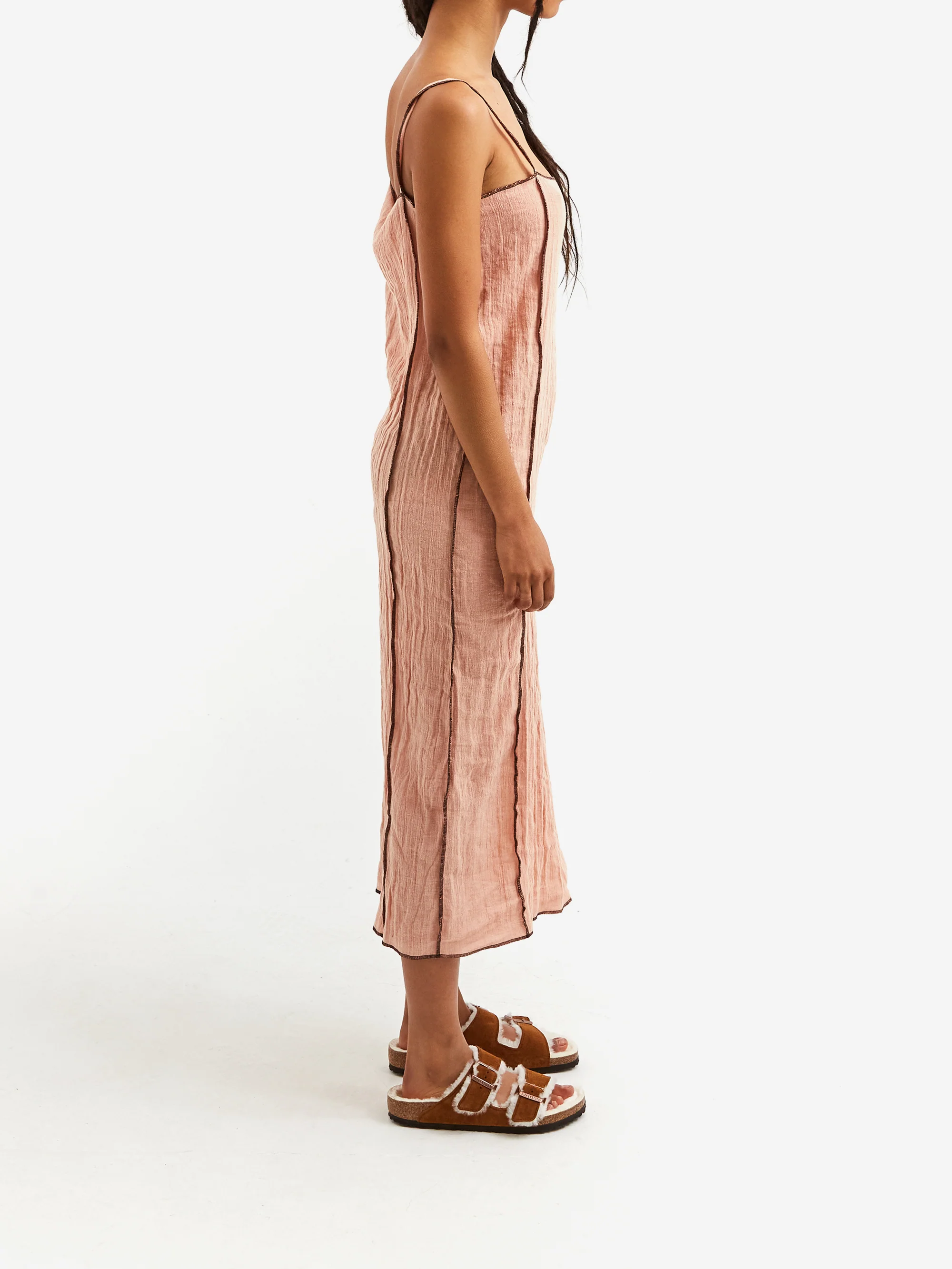 Baserange Shok Slip Dress - Rose - Image 2