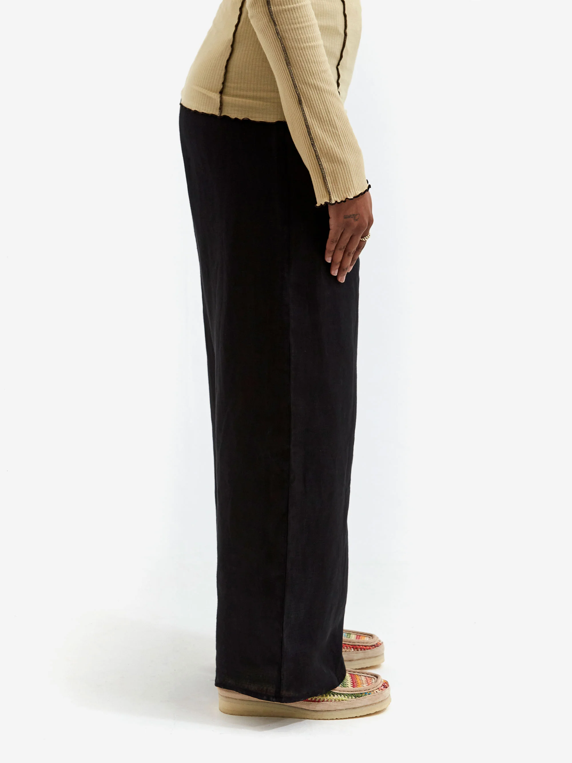 Baserange Stoa Pants - Black - Image 2