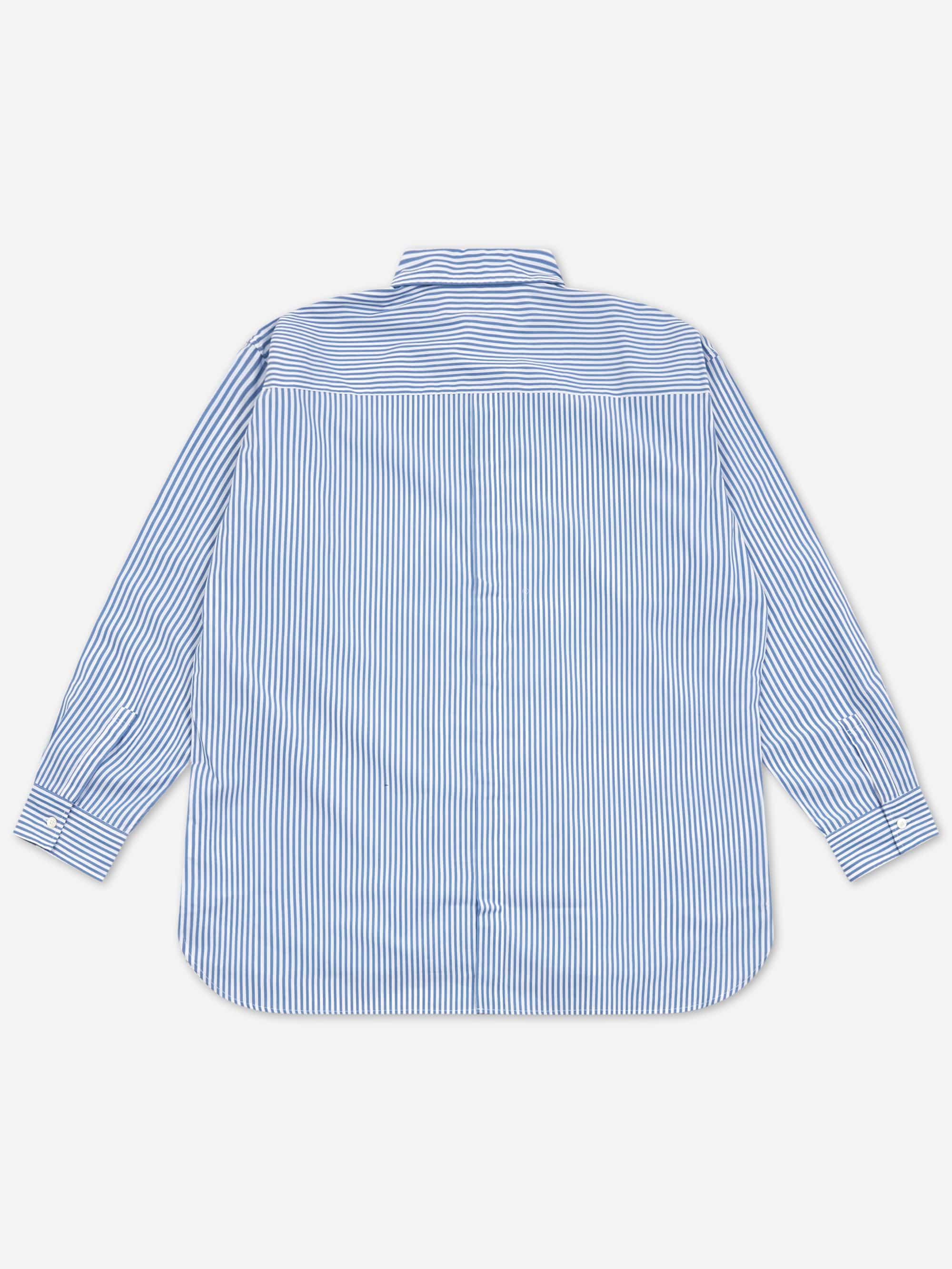 Beams Back Button Shirt - Blue - Image 3