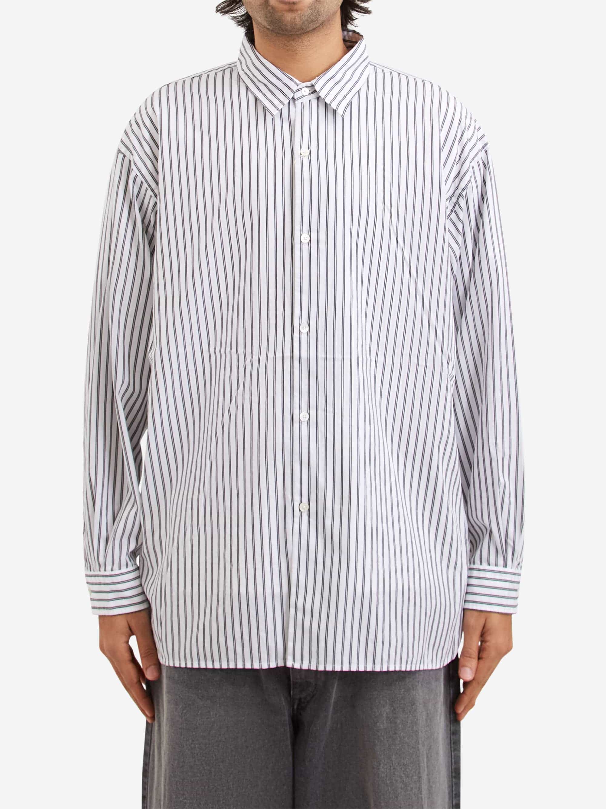 Beams Back Zip Shirts - White - Image 2