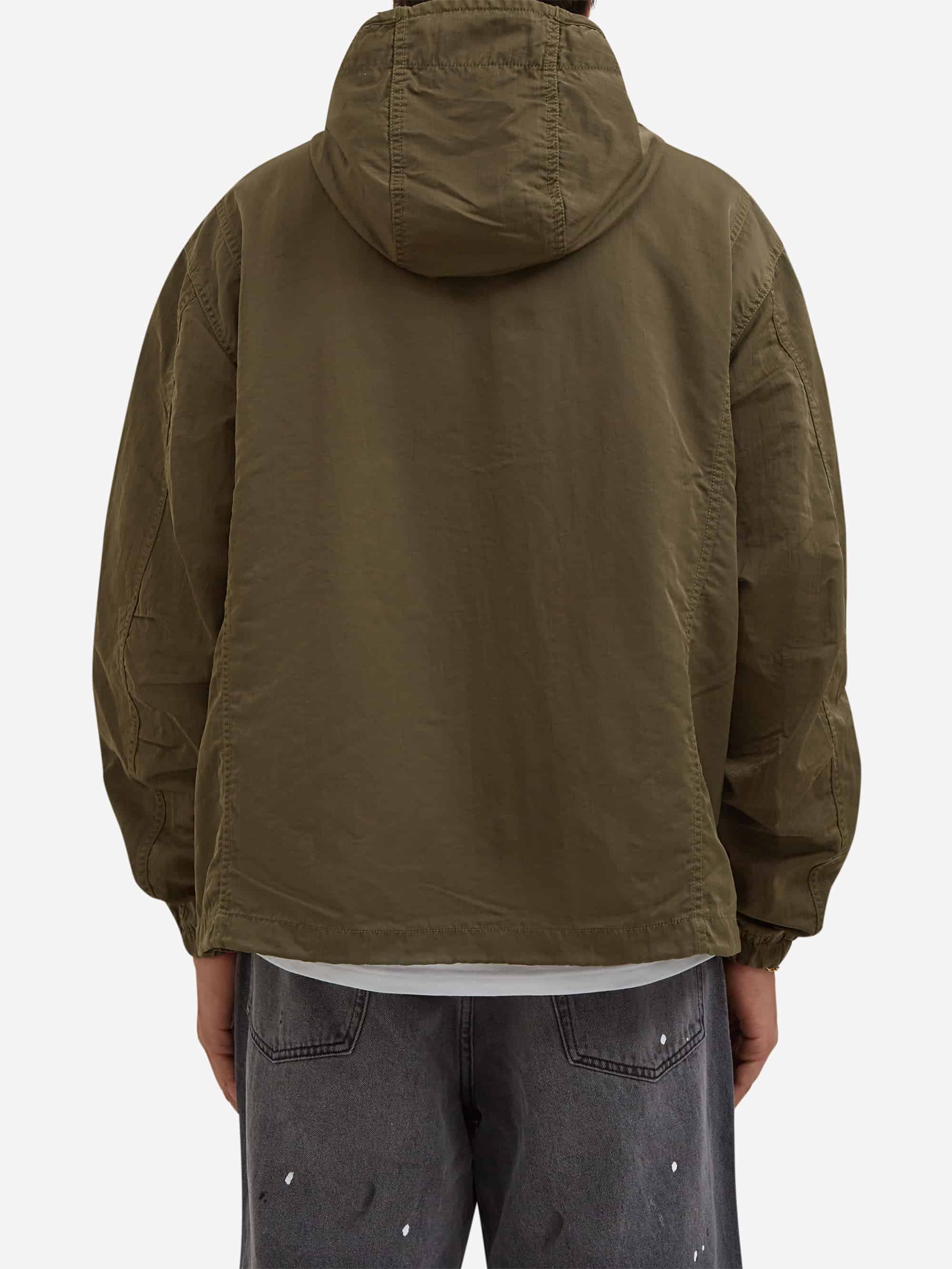 Beams BDG Dye Hood Jacket - Olive - Image 4