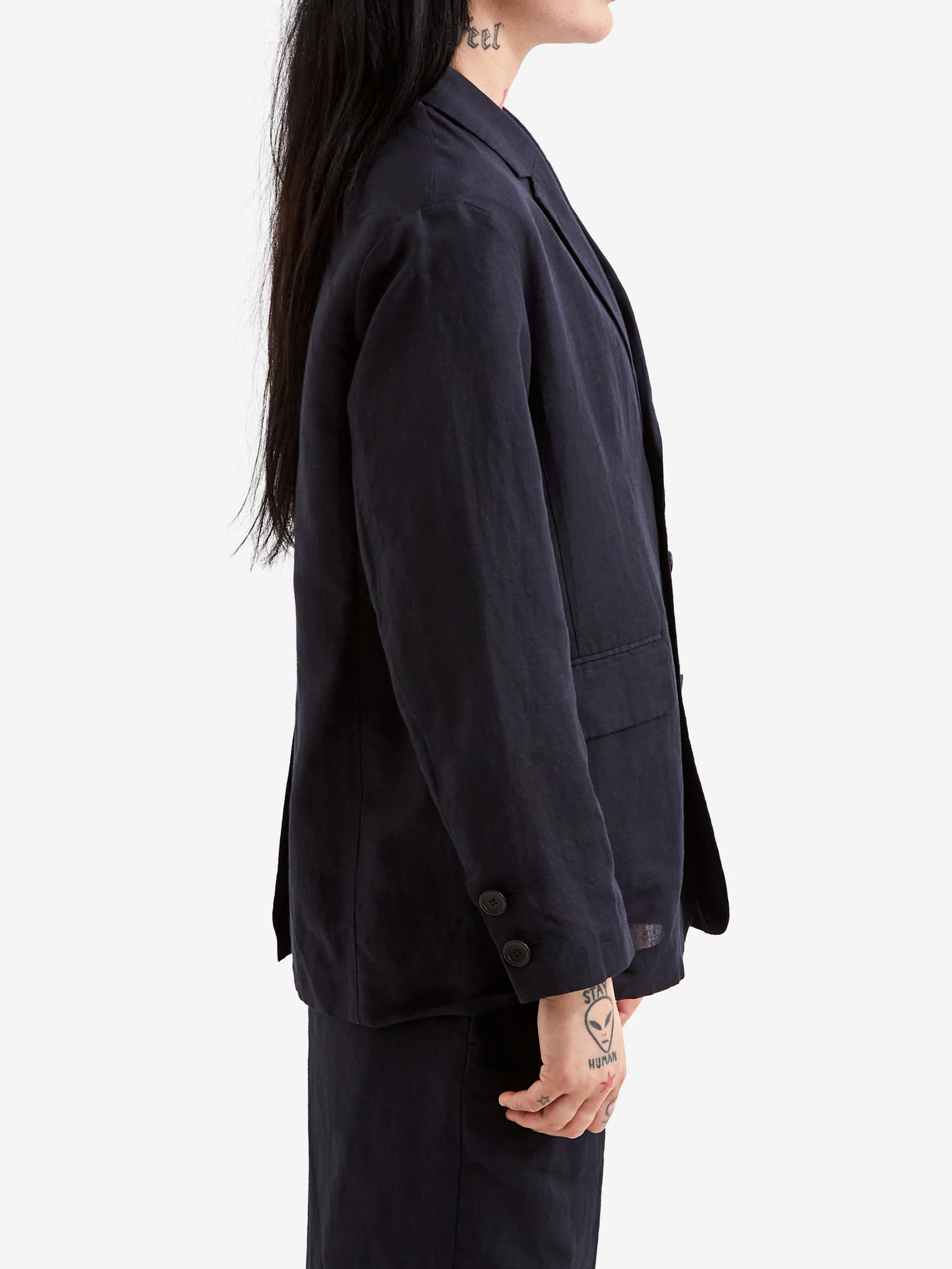 Beams Boy 3 Button Jacket - Dark Navy - Image 2
