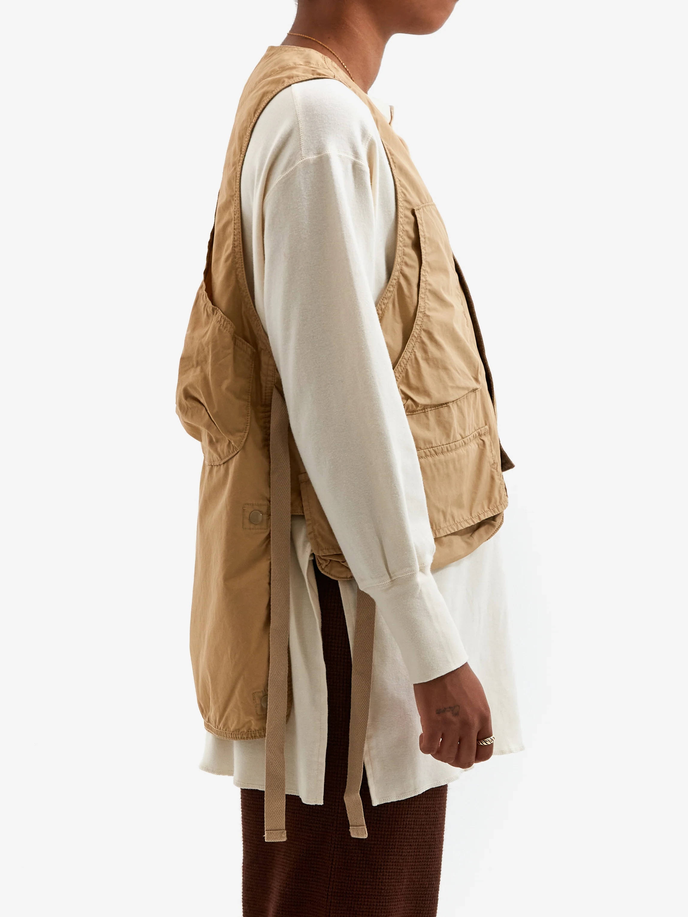Beams Boy Fishing Vest - Beige - Image 2