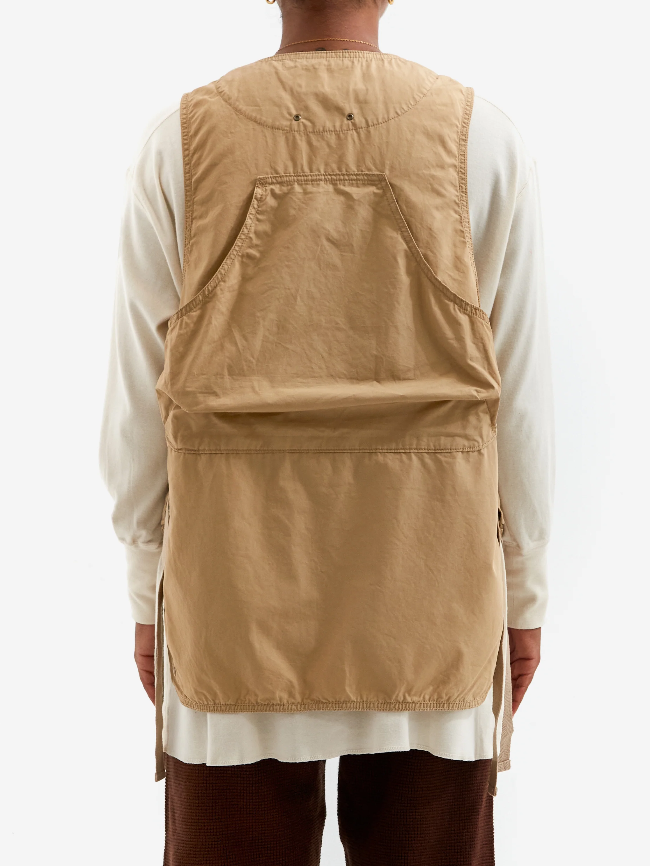 Beams Boy Fishing Vest - Beige - Image 3