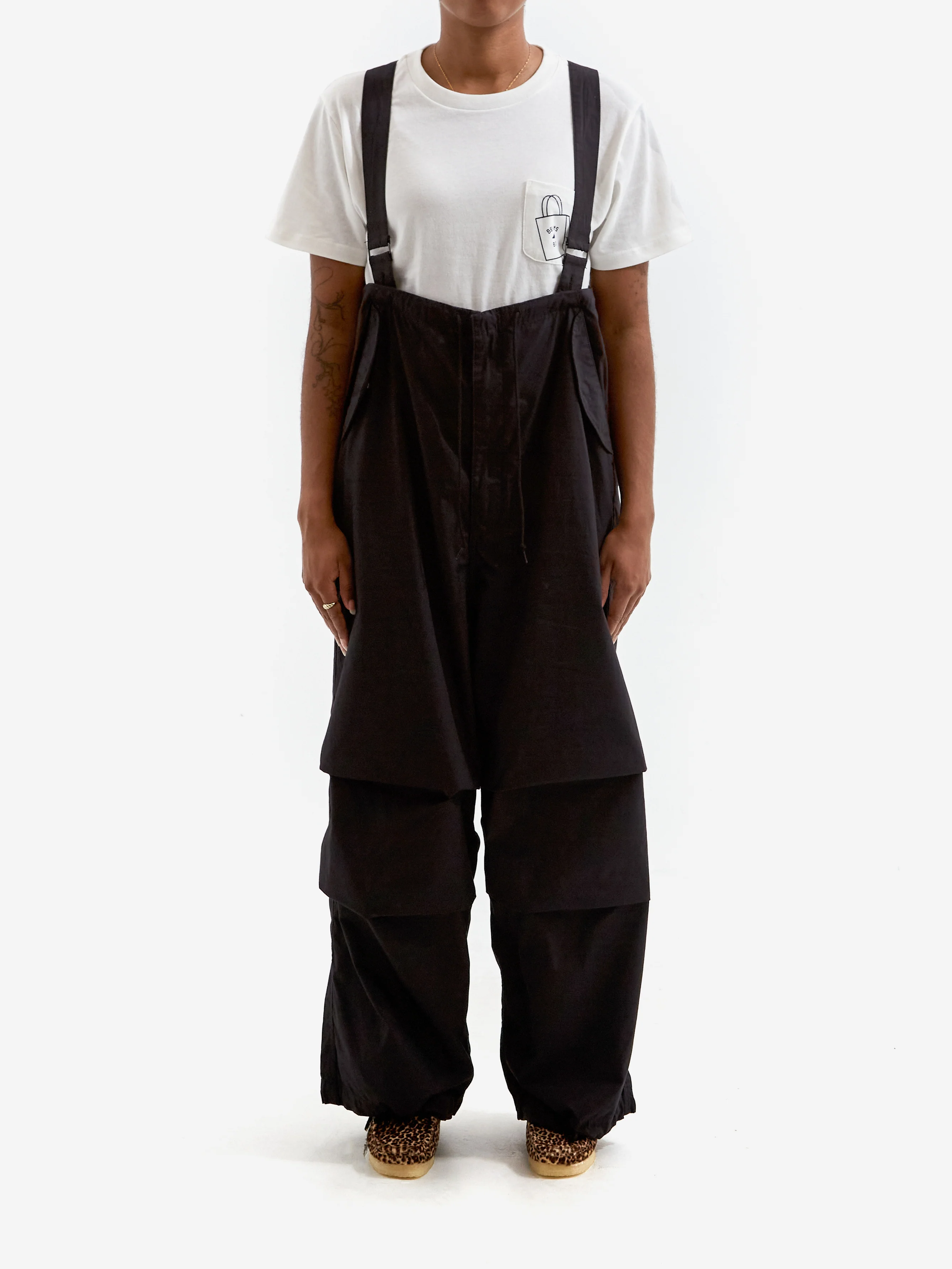 Beams Boy Military Overalls - Black