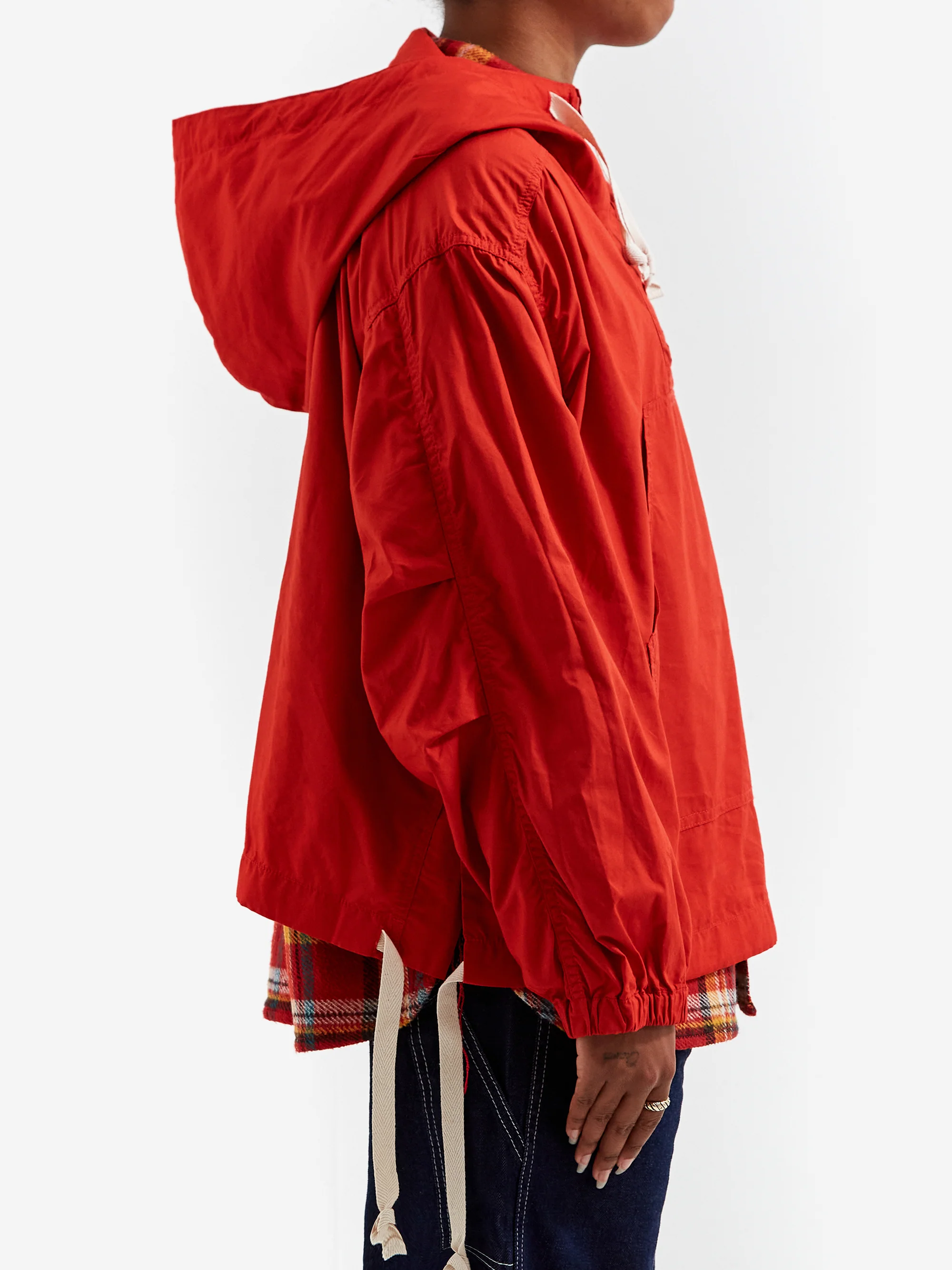 Beams Boy Side Blouson Anorak - Red - Image 2