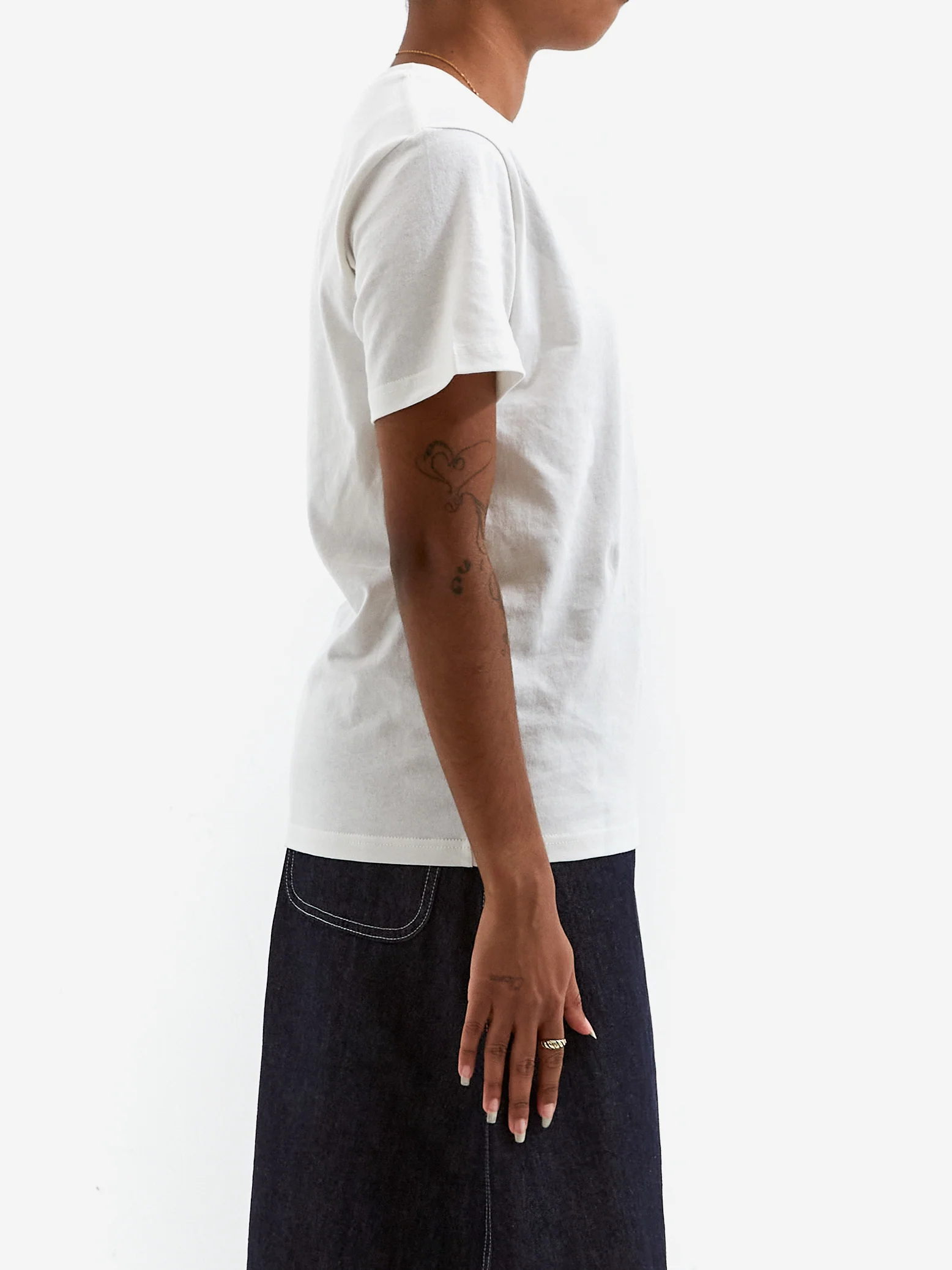 Beams Boy Small Bag Logo Pocket Short Sleeve T-Shirt - White - Image 2