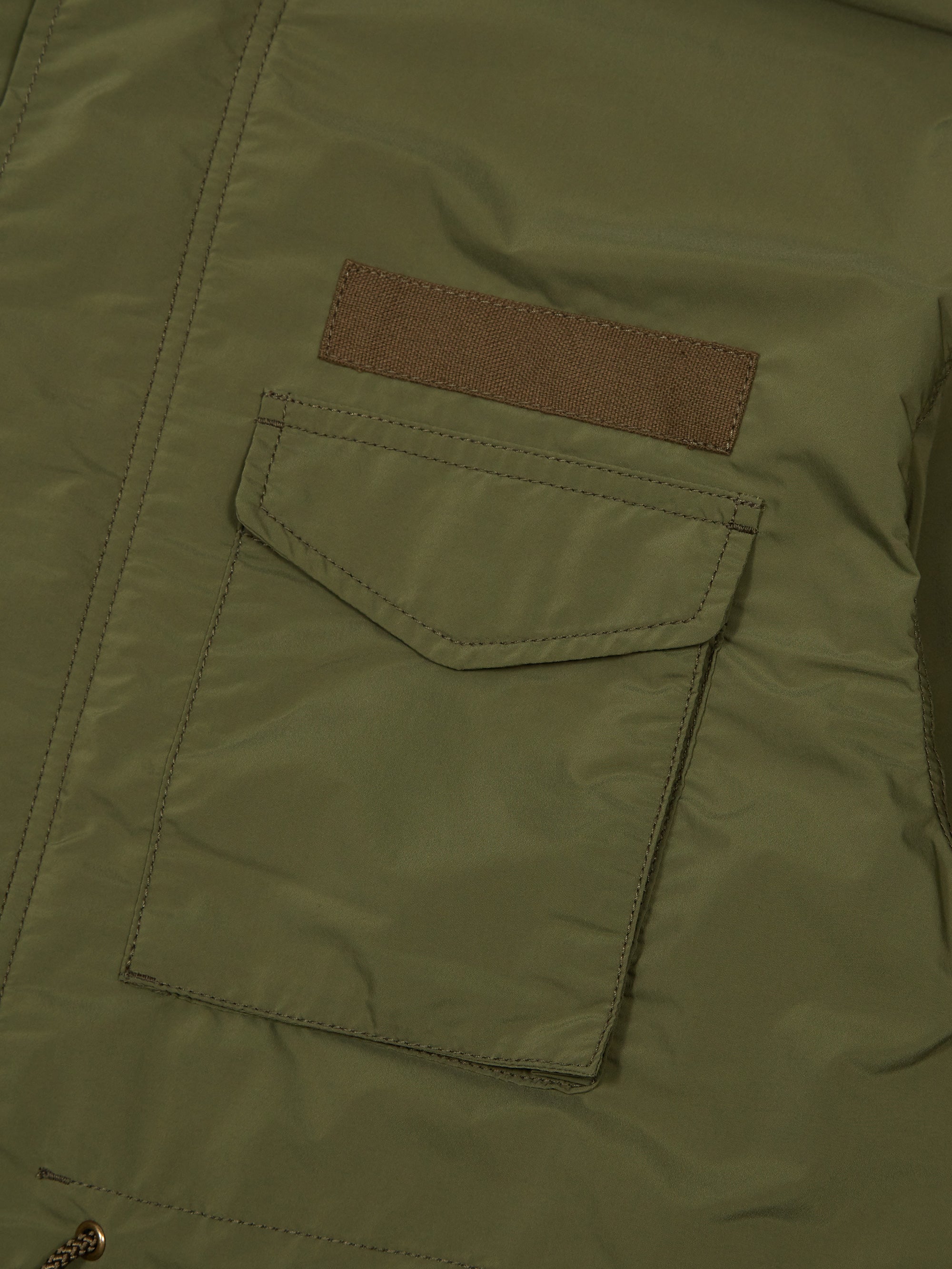 Beams Boy Solotex Military Jacket - Olive - Image 7
