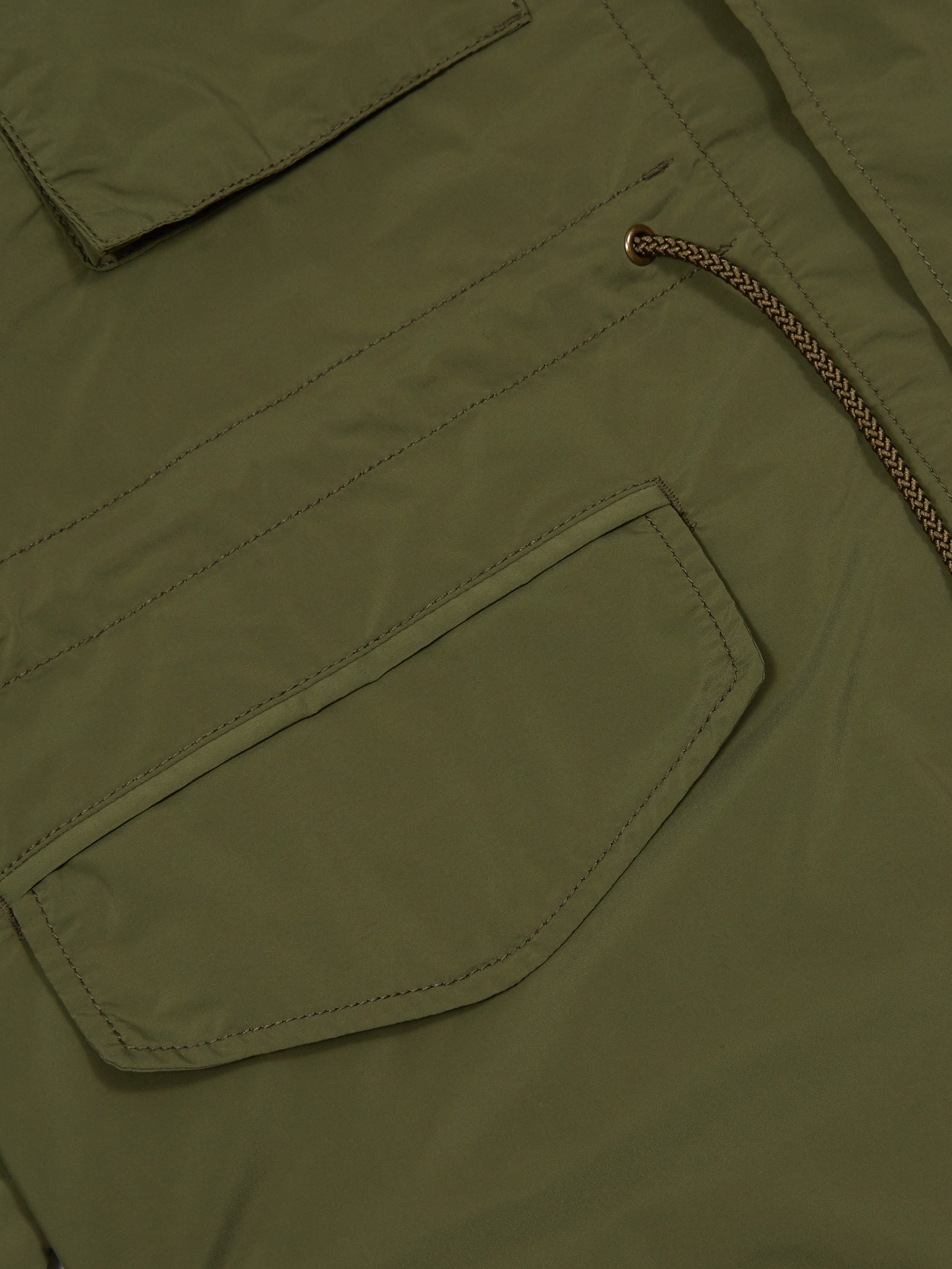 Beams Boy Solotex Military Jacket - Olive - Image 8