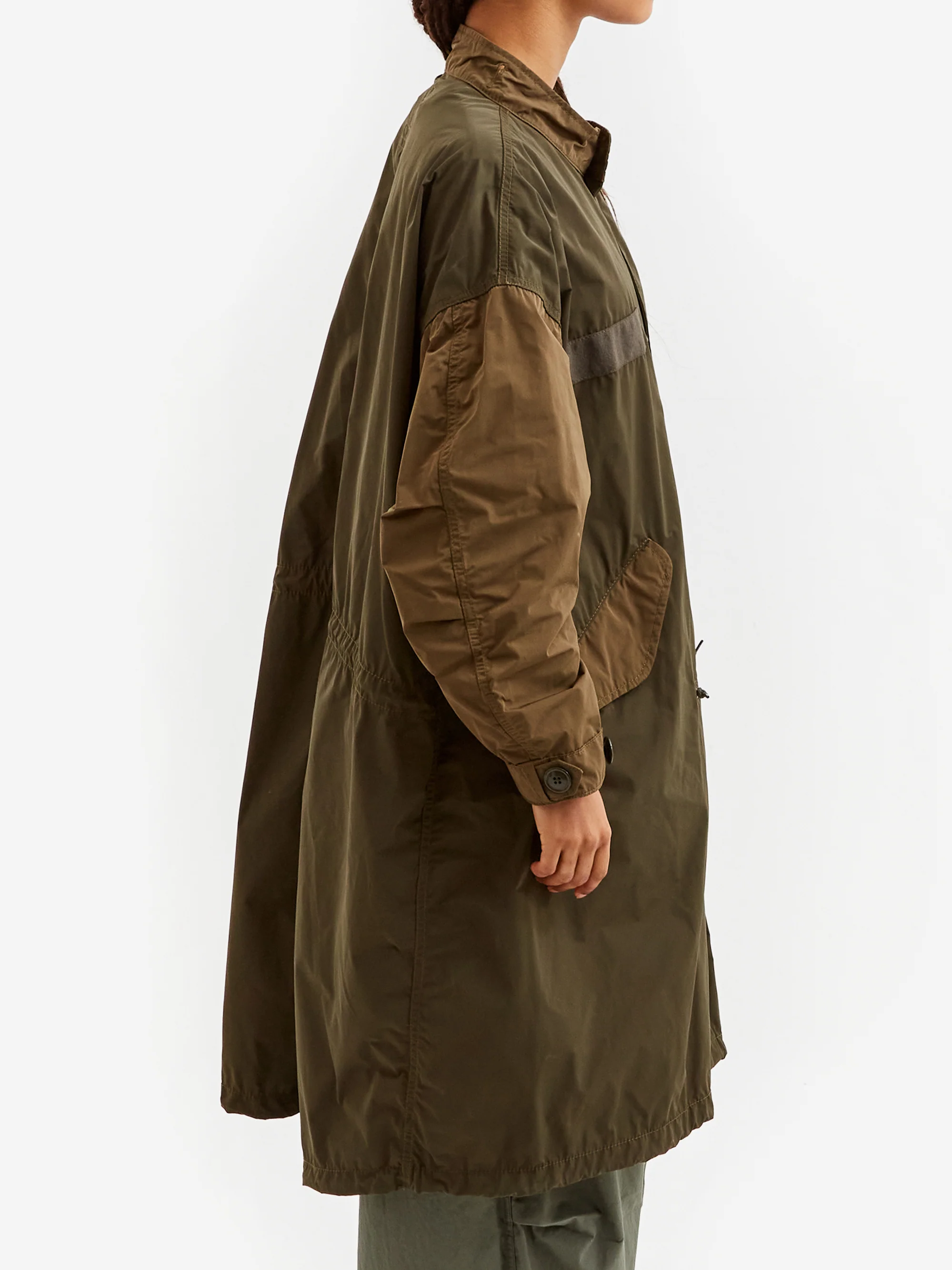Beams Boy Solotex M-65 Parka - Olive - Image 2