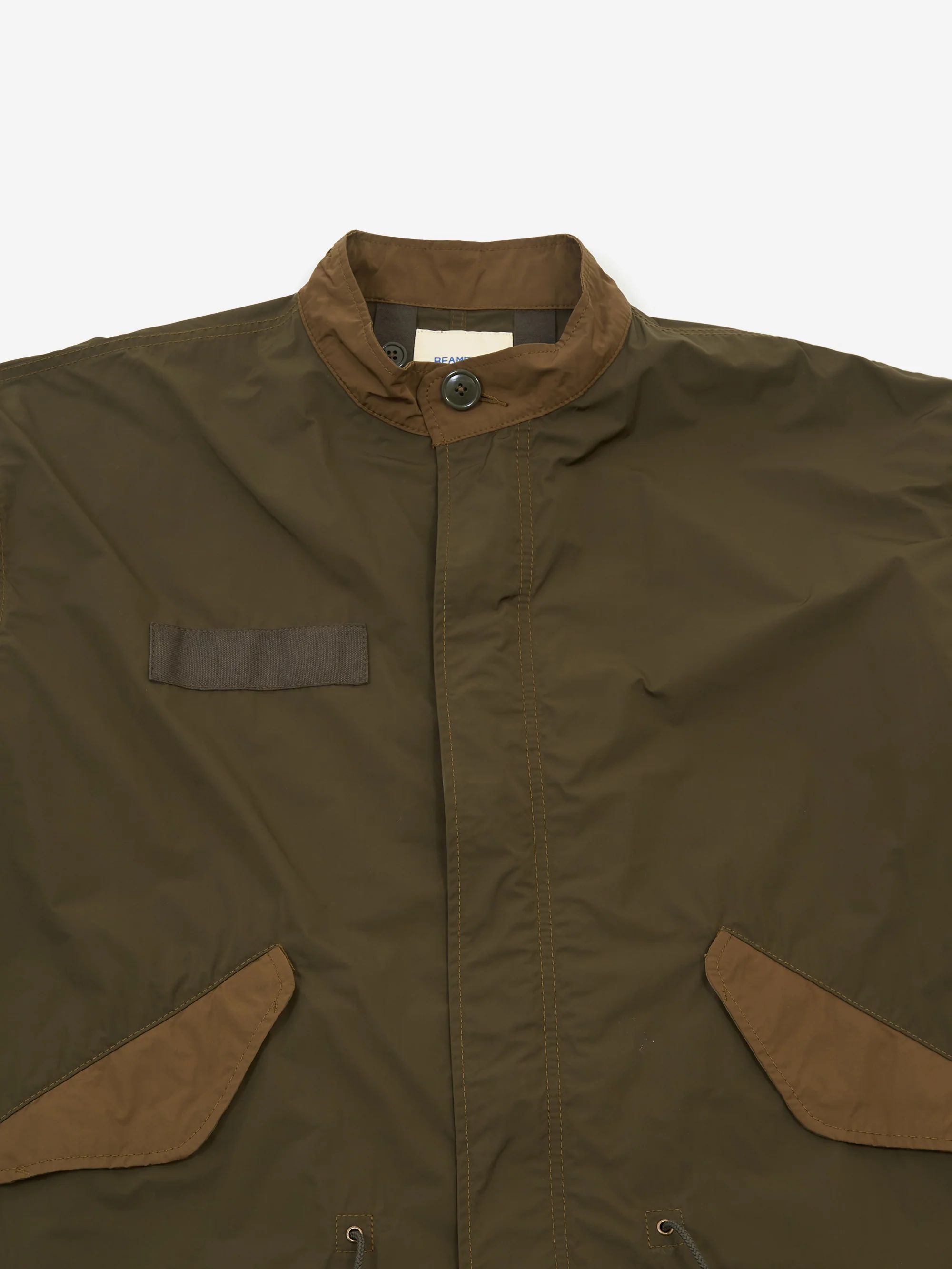 Beams Boy Solotex M-65 Parka - Olive - Image 5