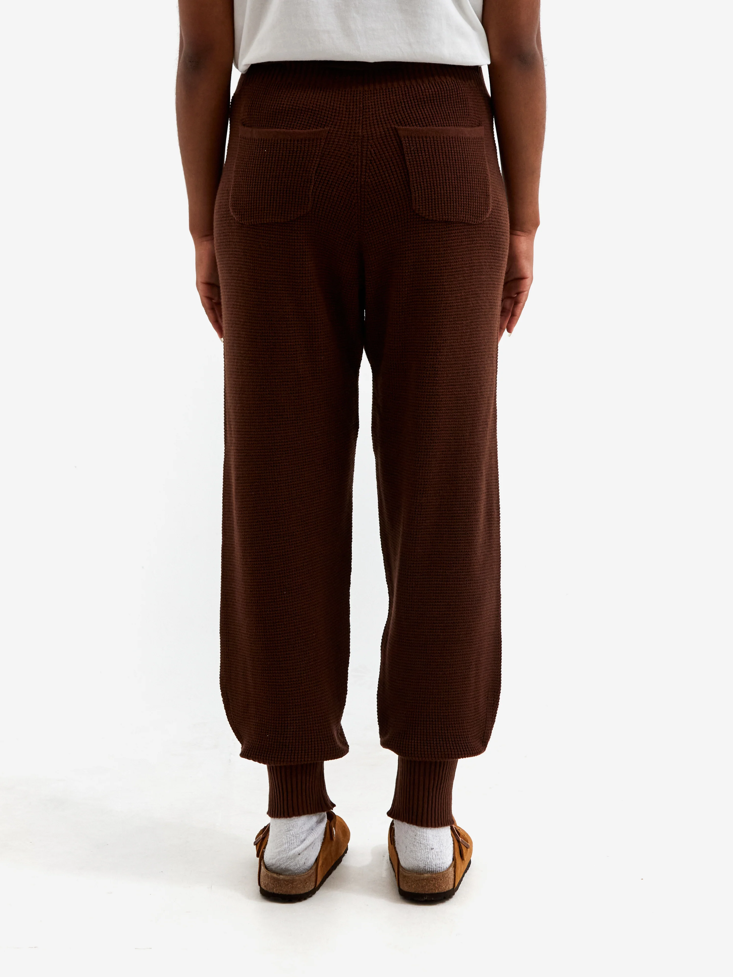 Beams Boy Waffle Pants - Brown - Image 3