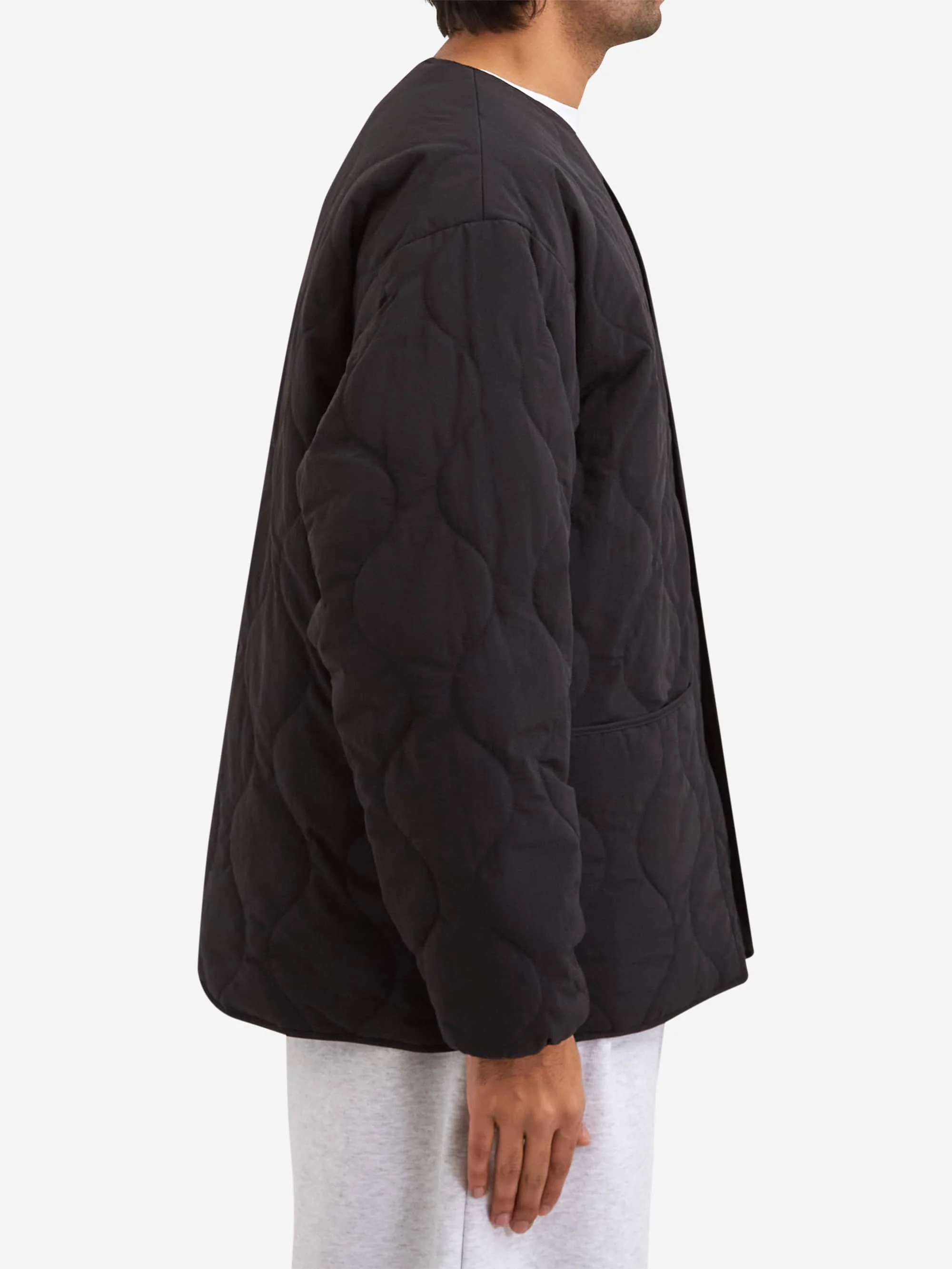 Beams Down Military Liner Jacket - Black - Image 6