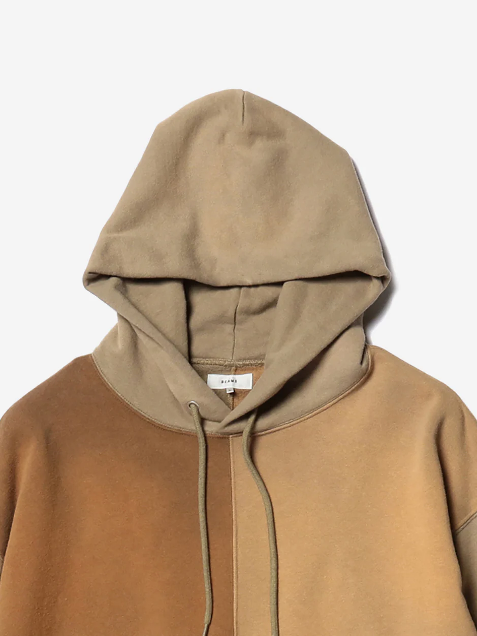 Beams Fade Crazy Hoodie - Beige - Image 3