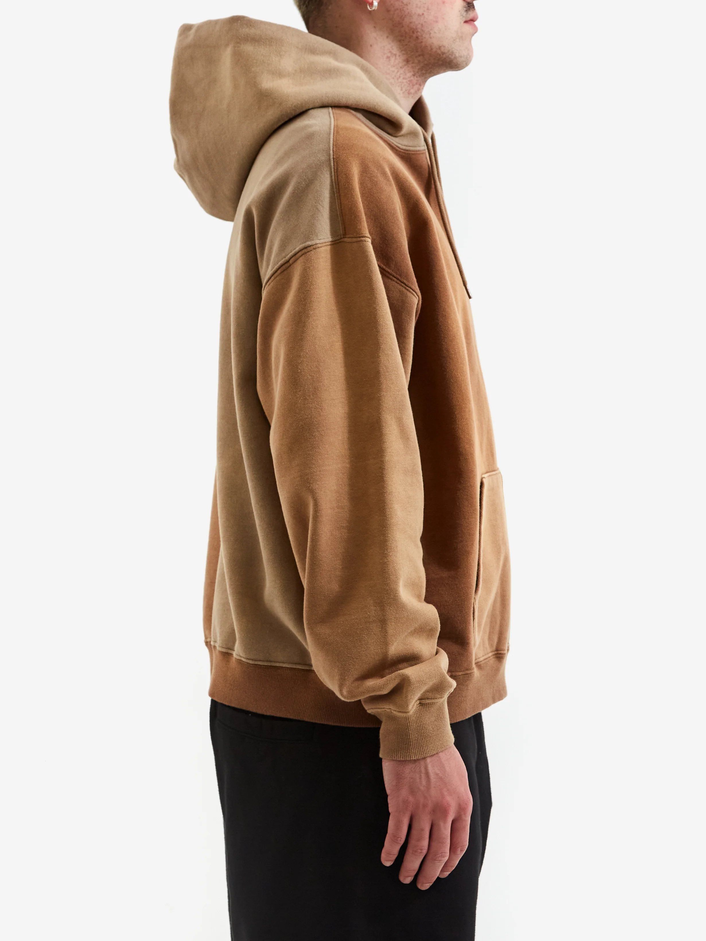 Beams Fade Crazy Hoodie - Beige - Image 4