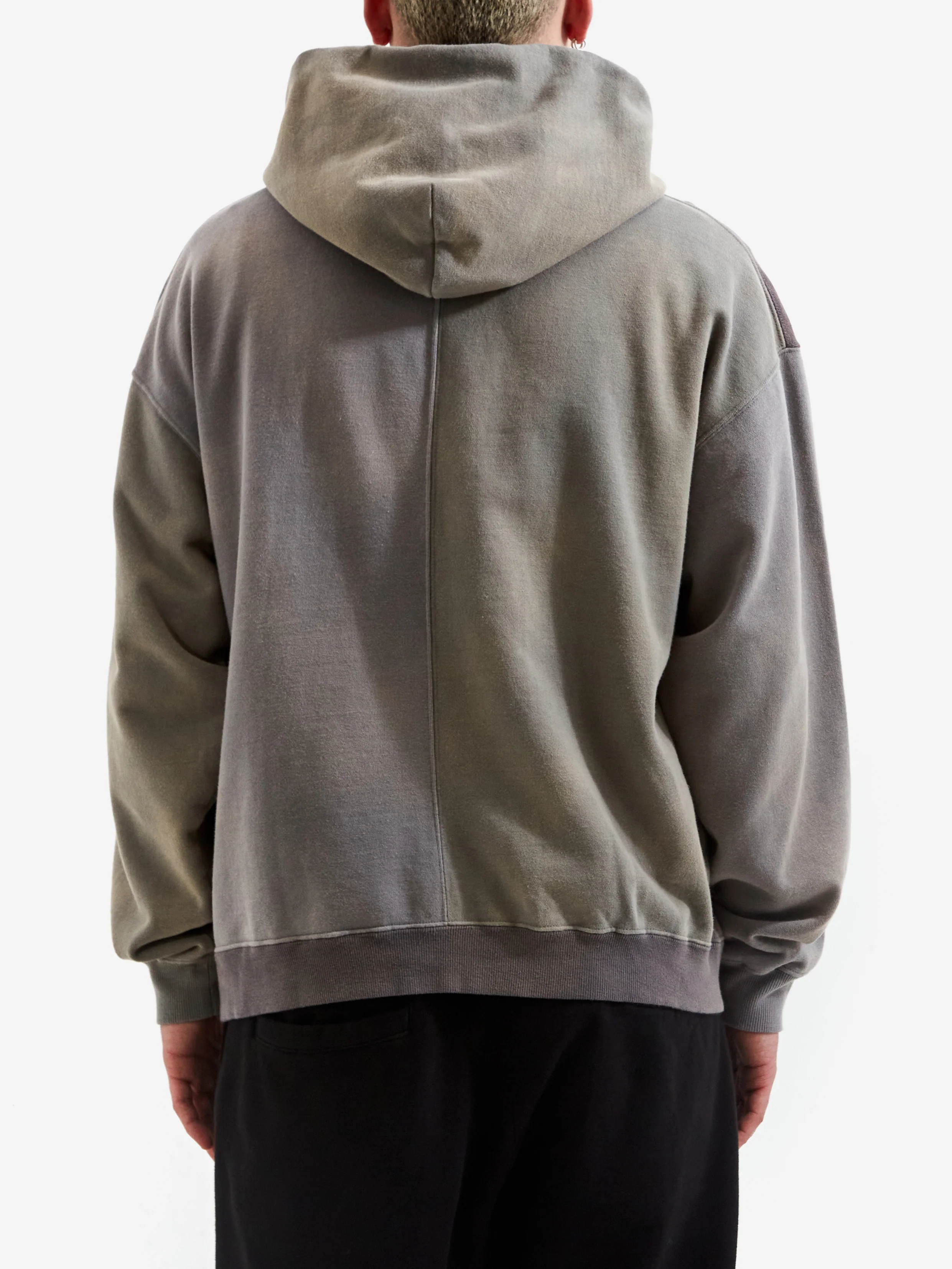 Beams Fade Crazy Hoodie - Grey - Image 6