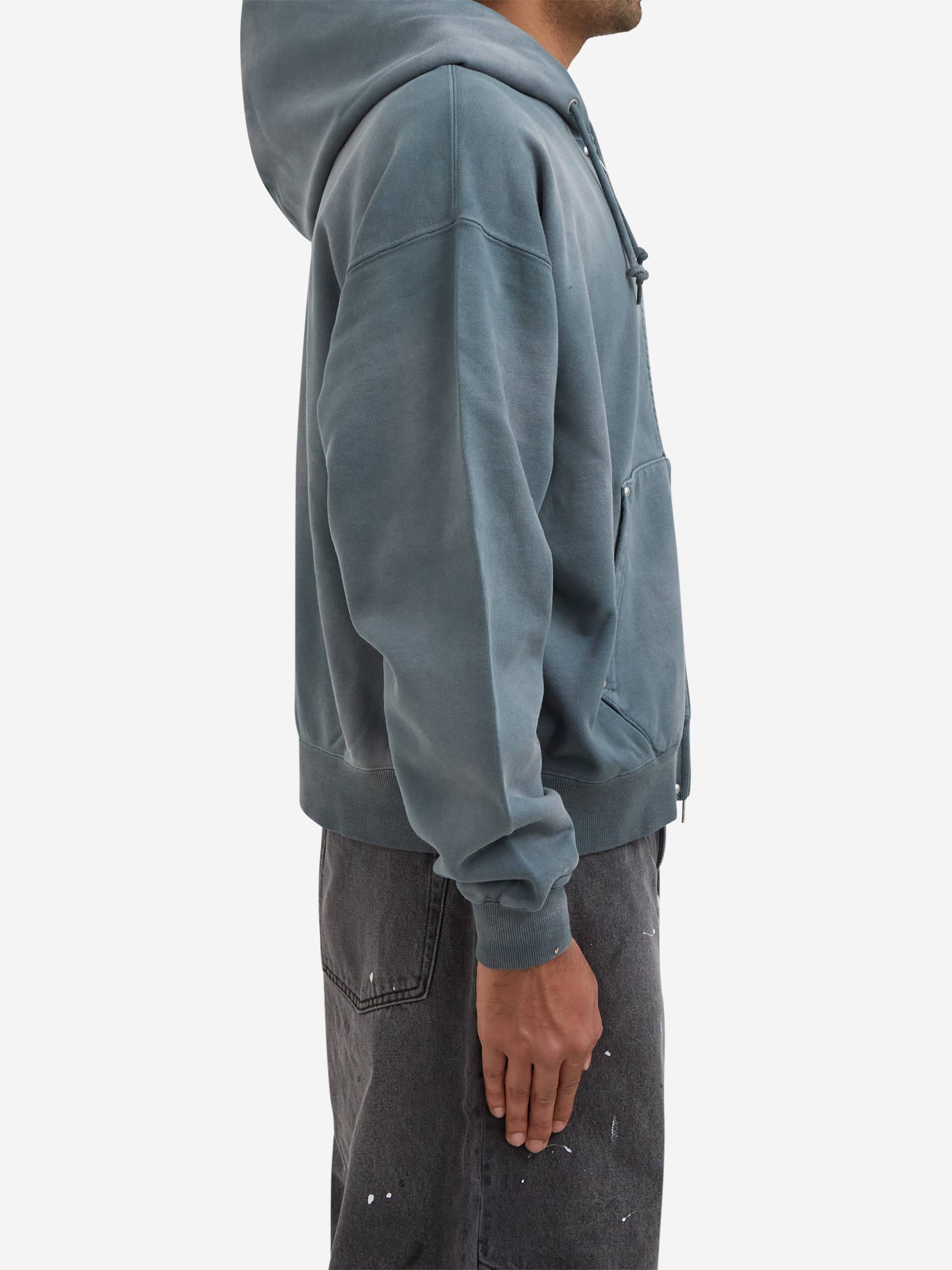 Beams Fade Rivet Sweatshirt - Fade Grey - Image 4