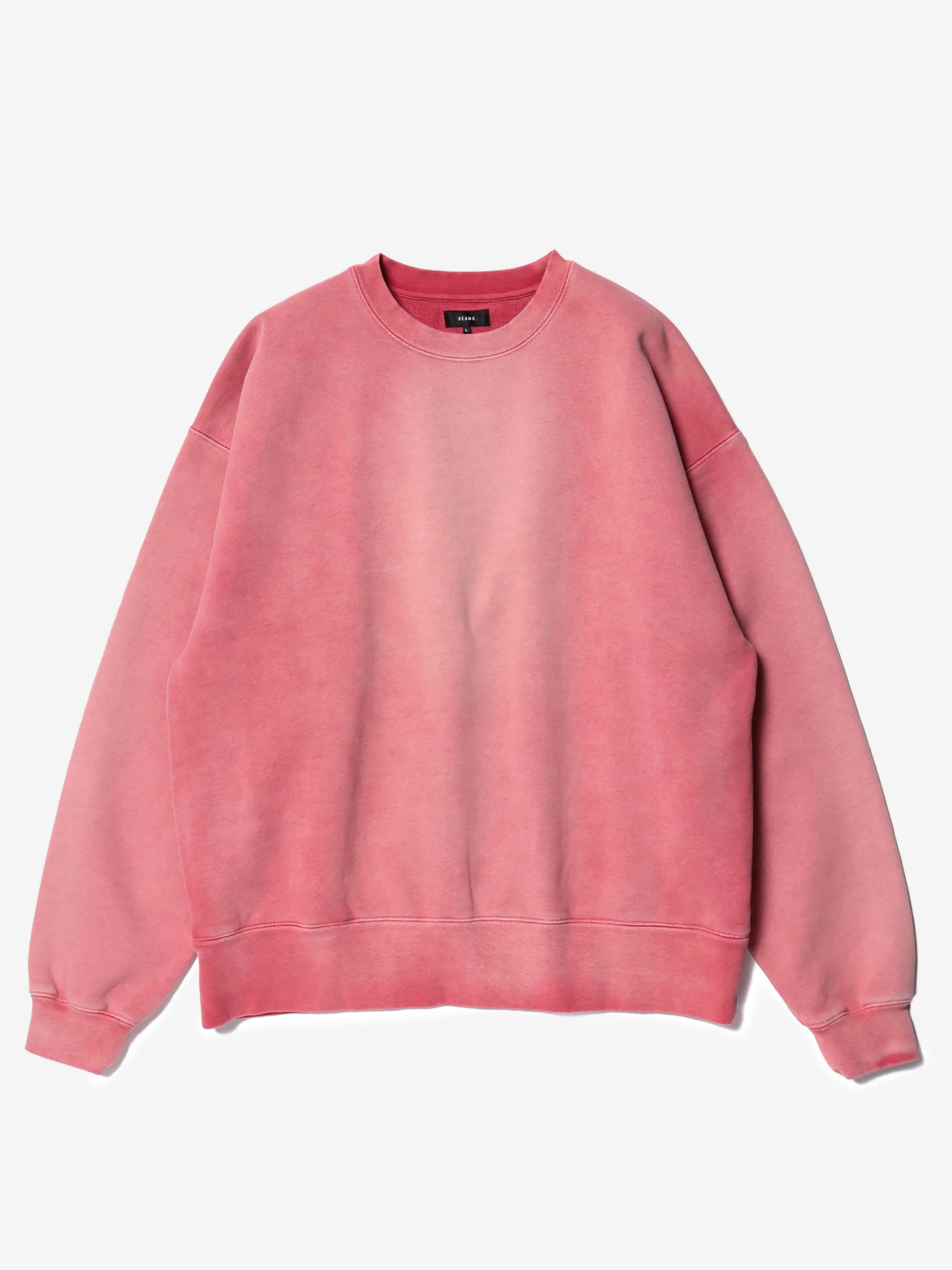 Beams Fade Sweater - Fade Red