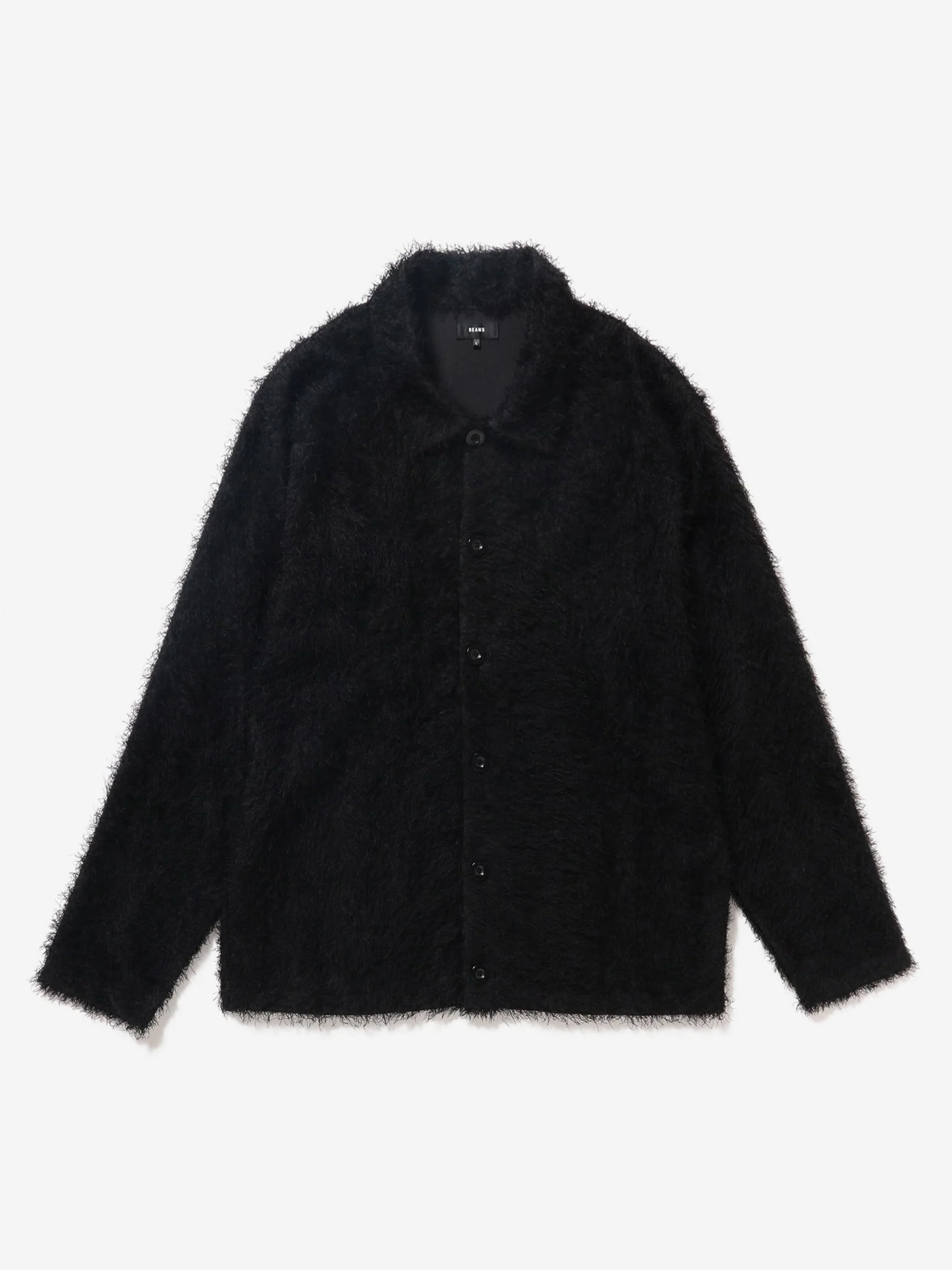Beams Fringe Shirt - Black